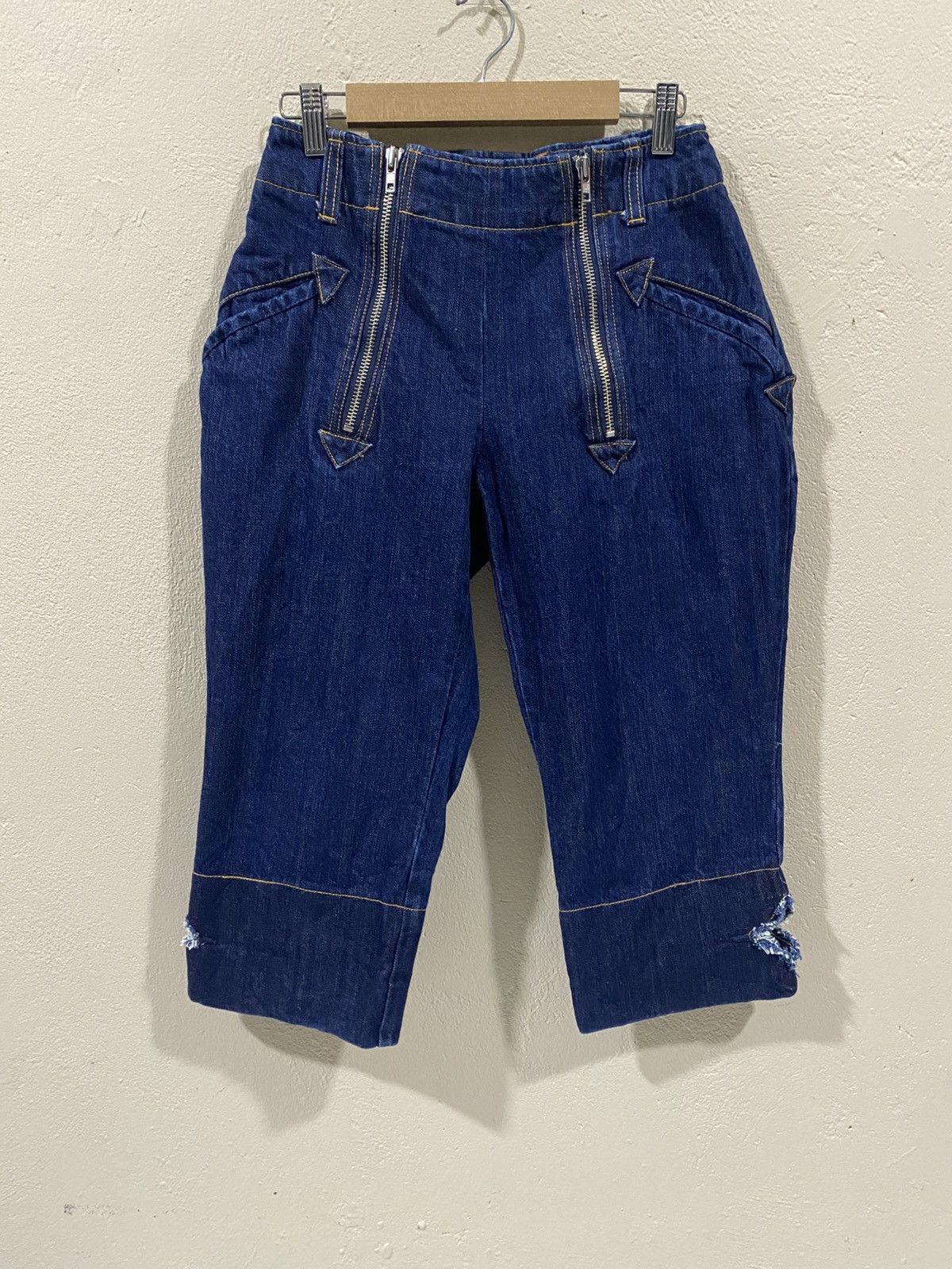 Issey Miyake × Ne-Net Ne-Net Cropped Jeans Size 26" / US 2 / IT 38 - 1 Thumbnail