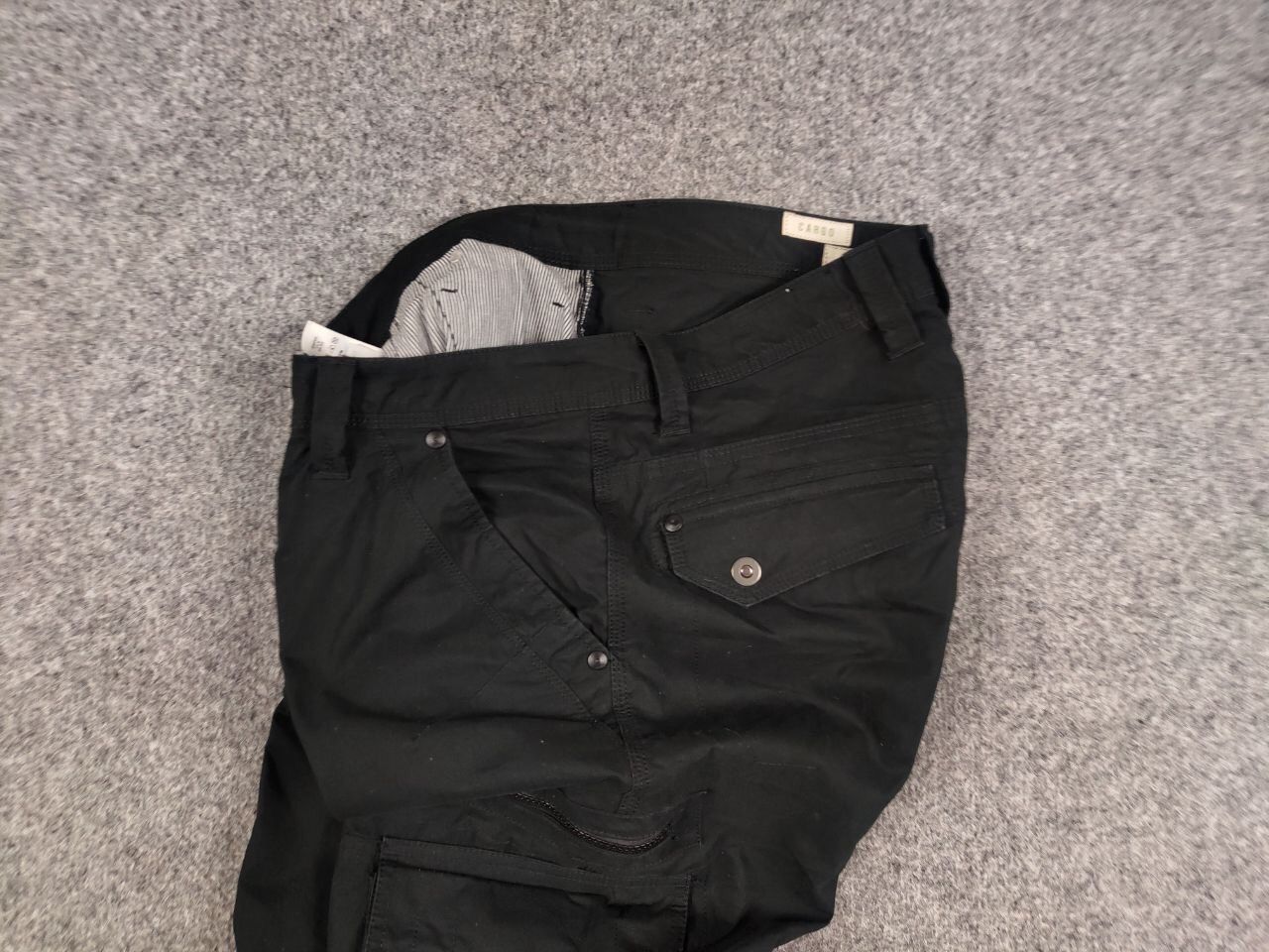 Japanese Brand Vintage Japan style Black Cargo Zip Pants Y2K Size US 34 / EU 50 - 18 Thumbnail