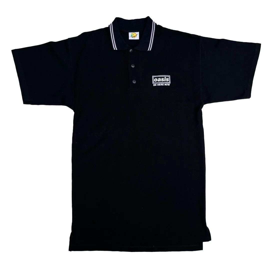 Band Tees Oasis 1997 90s Vintage Be Here Now Band Merch Polo Shirt Size US L / EU 52-54 / 3 - 1 Thumbnail