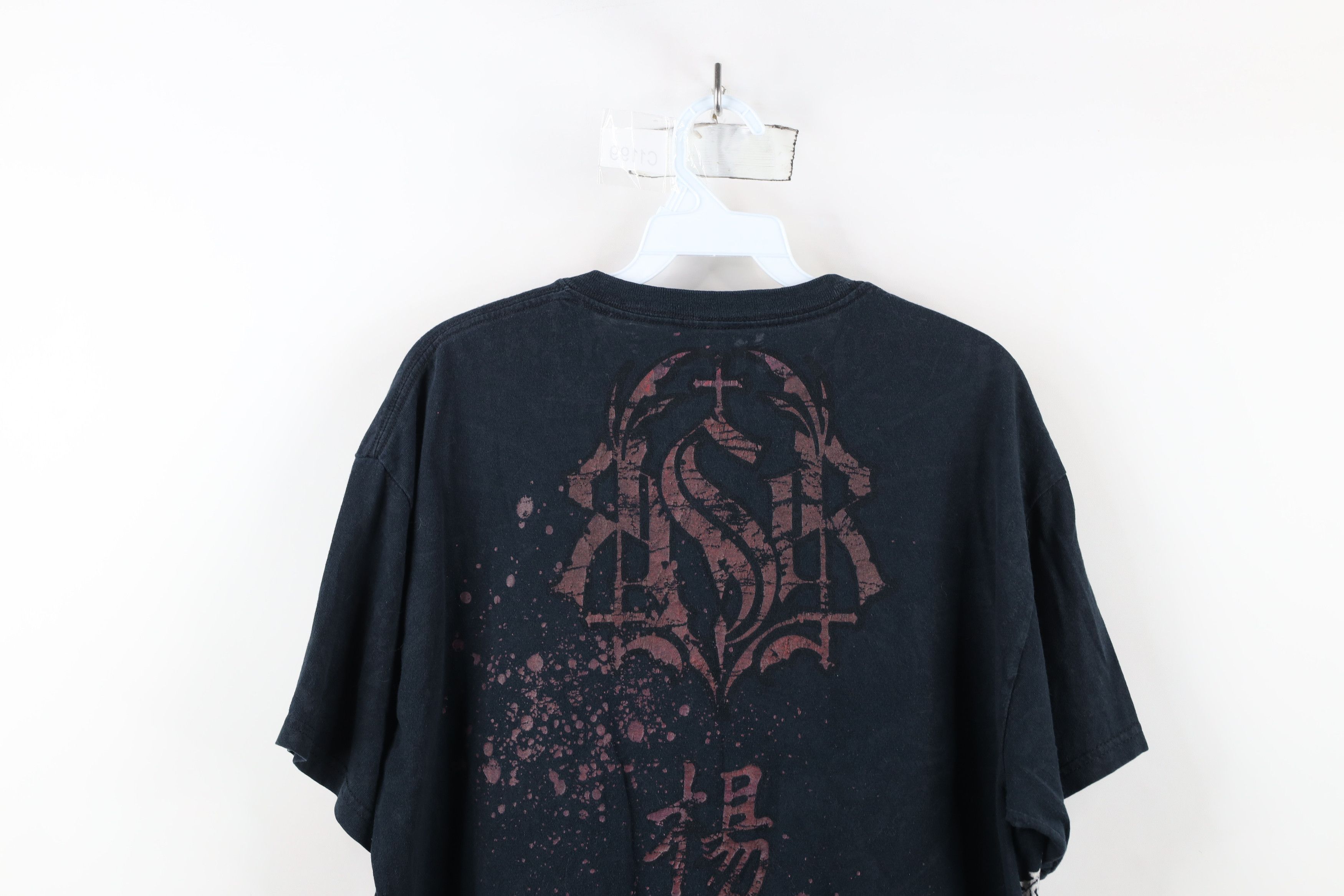Vintage Vintage Y2K Streetwear UFC MMA Fighting Skull Dragon T-Shirt Size US L / EU 52-54 / 3 - 11 Thumbnail