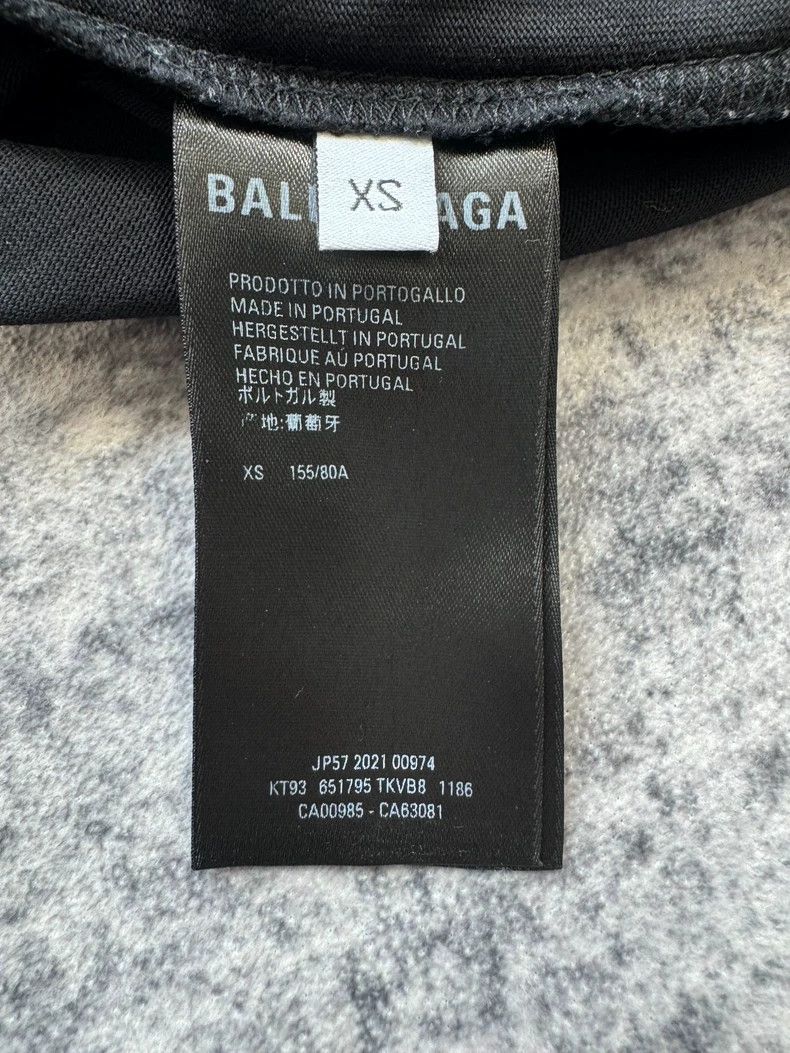 Balenciaga Balenciaga Black big destruction short sleeve Size US XS / EU 42 / 0 - 5 Thumbnail