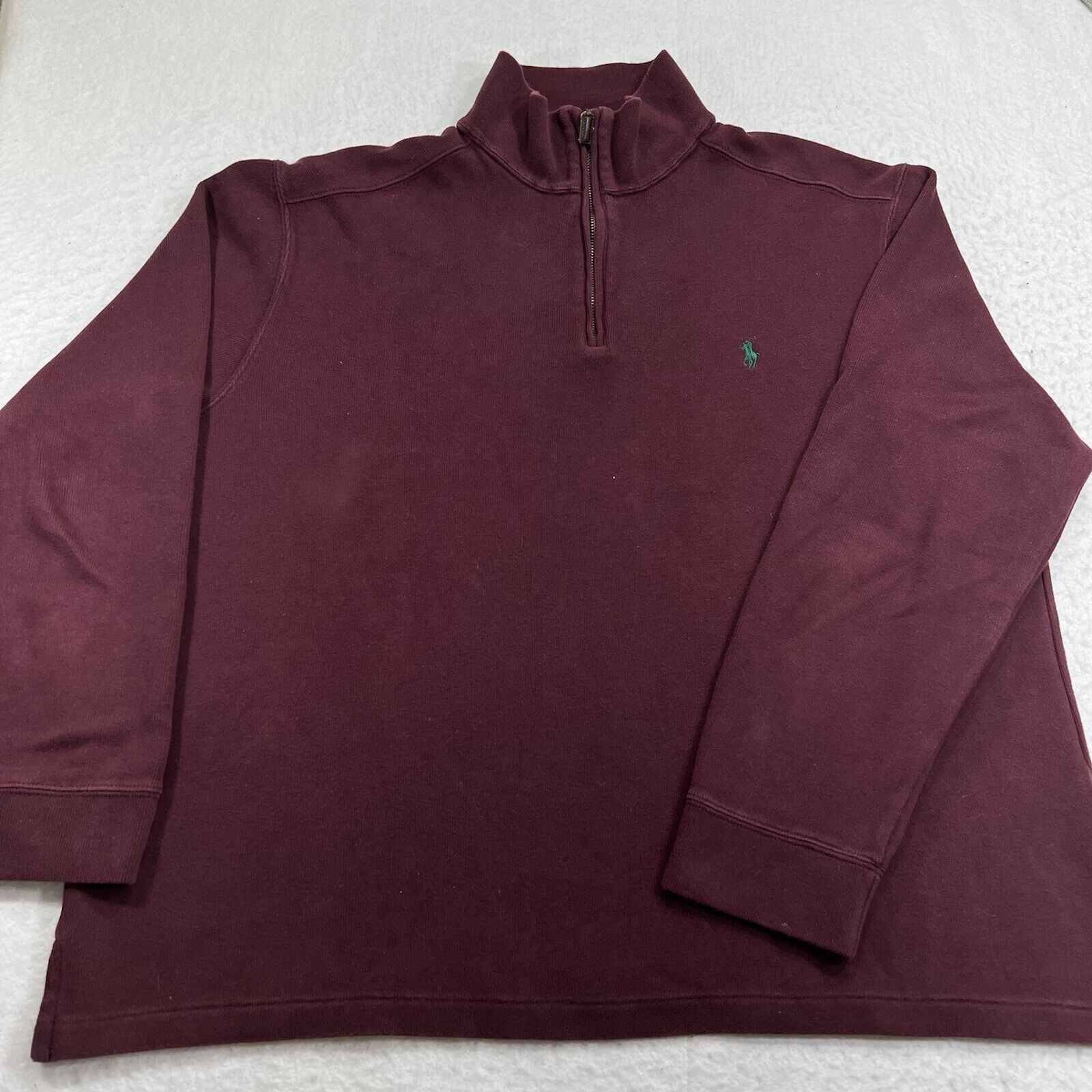 Polo Ralph Lauren Vintage Polo by Ralph Lauren Men's XL Maroon Sweatshirt Size US XL / EU 56 / 4 - 1 Thumbnail