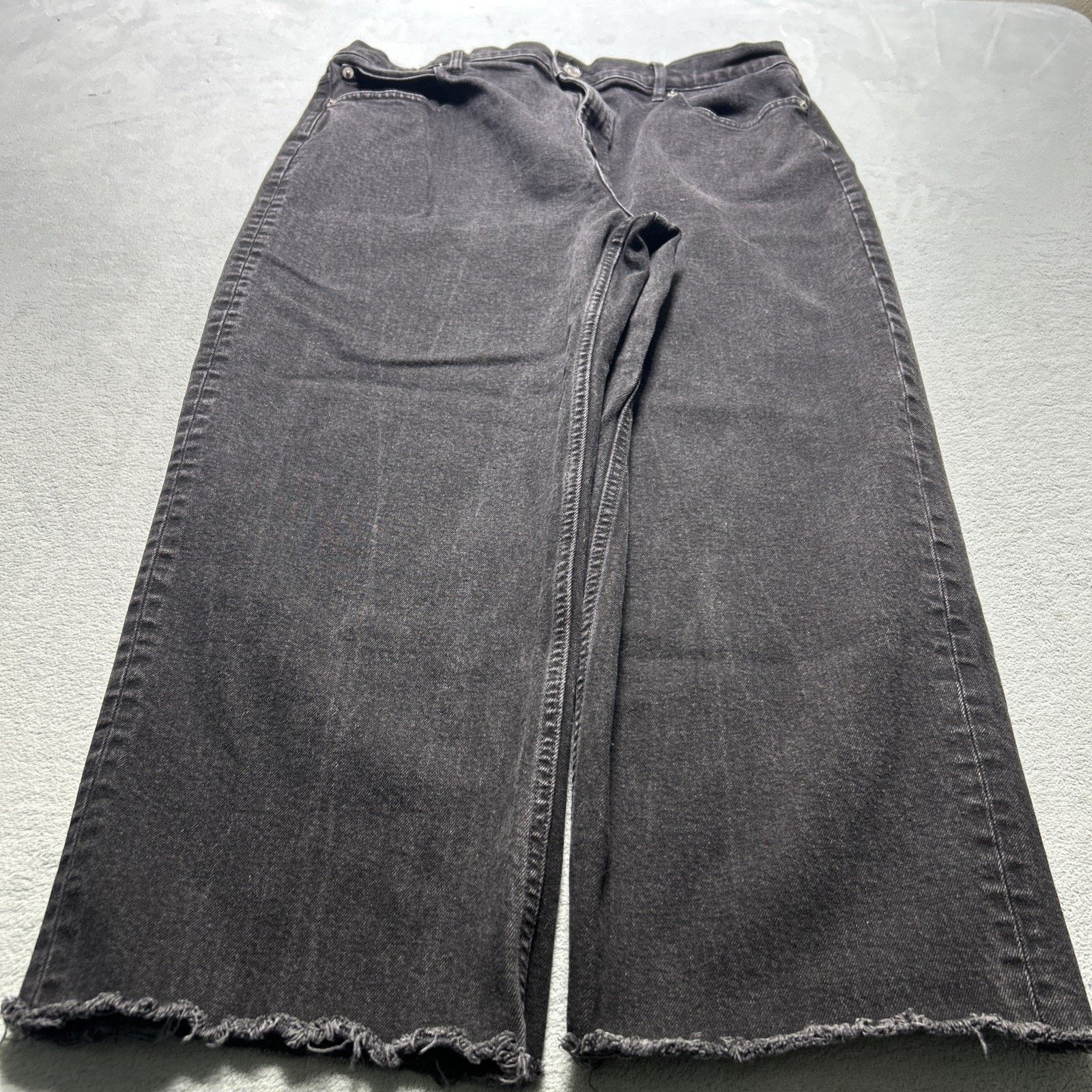 Everlane Beyond Baggy Jeans Women 33 36x24 Raw Hems Hamilton Baggie Size 36" / US 14 / IT 50 - 1 Thumbnail