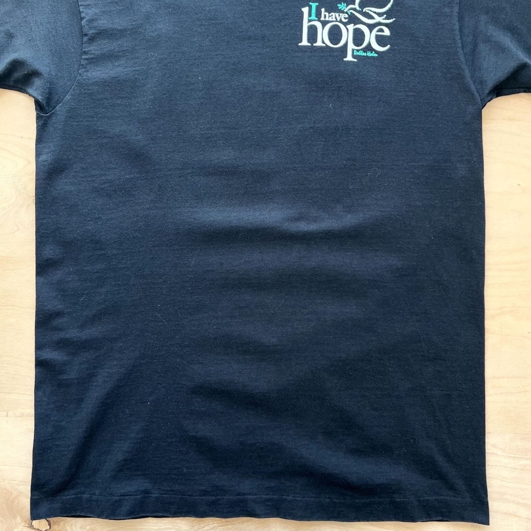 Vintage Vintage Jesus Christ Shirt XL Black 90s I Have Hop Bible Quote Art Heaven Shirt Men XL Black 90s Vintage Jesus Christ Logo Graphic Print 90s Theme Size US XL / EU 56 / 4 - 4 Thumbnail