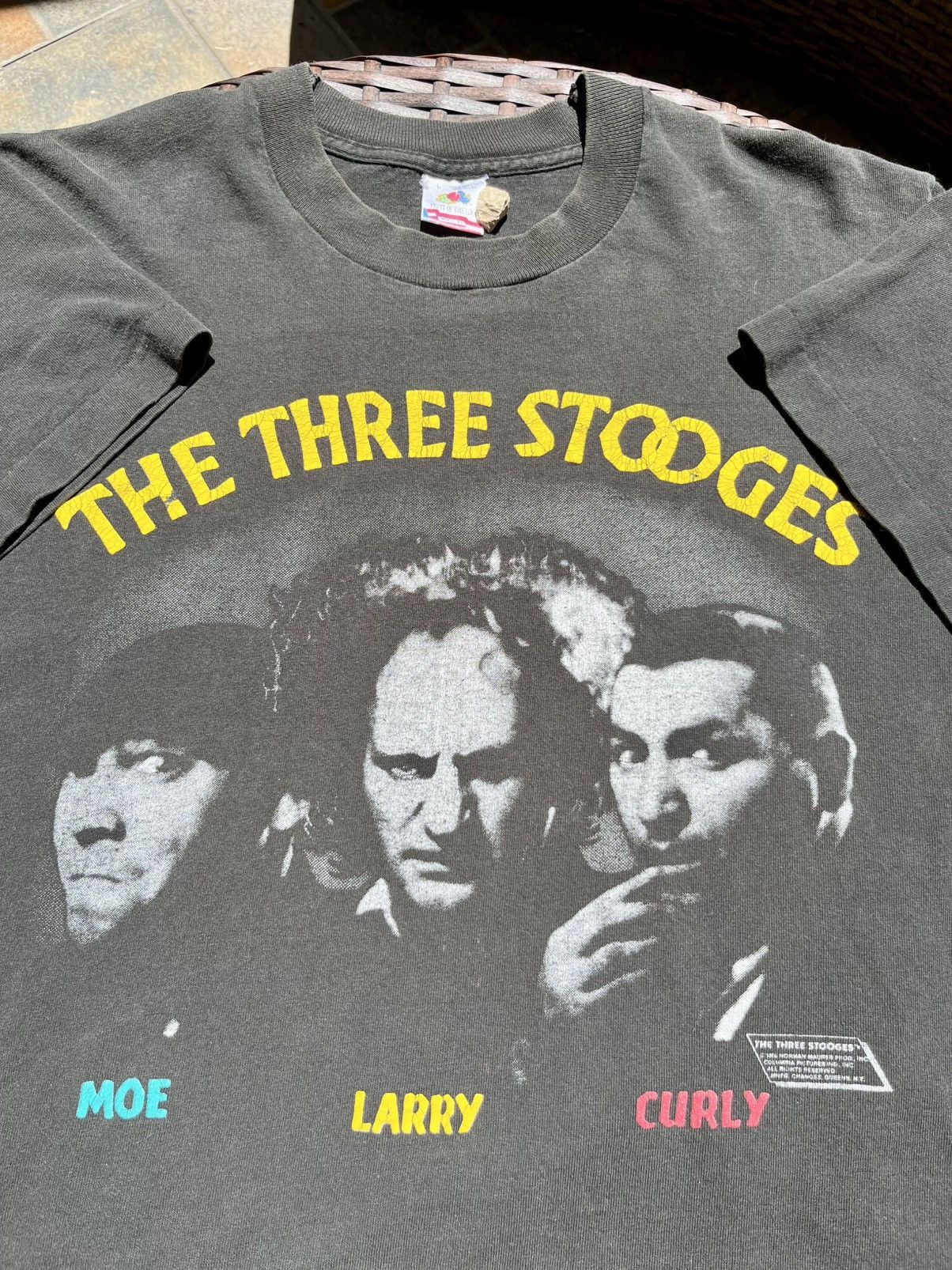 Vintage 1986 & 1991 Vintage Bundle The Three Stooges tees Size US L / EU 52-54 / 3 - 6 Thumbnail