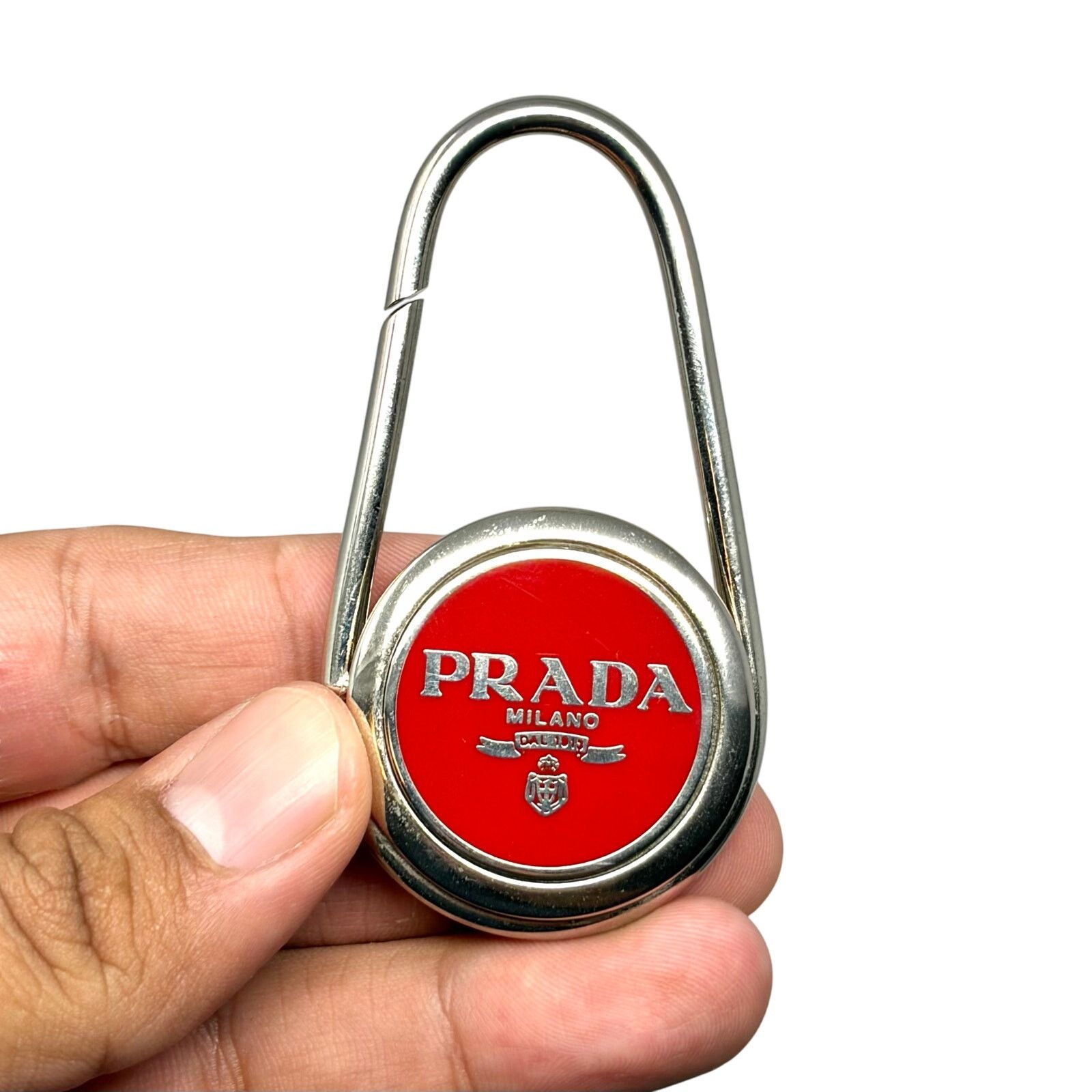 Prada Prada Vintage Metal Keyring Size ONE SIZE - 5 Thumbnail