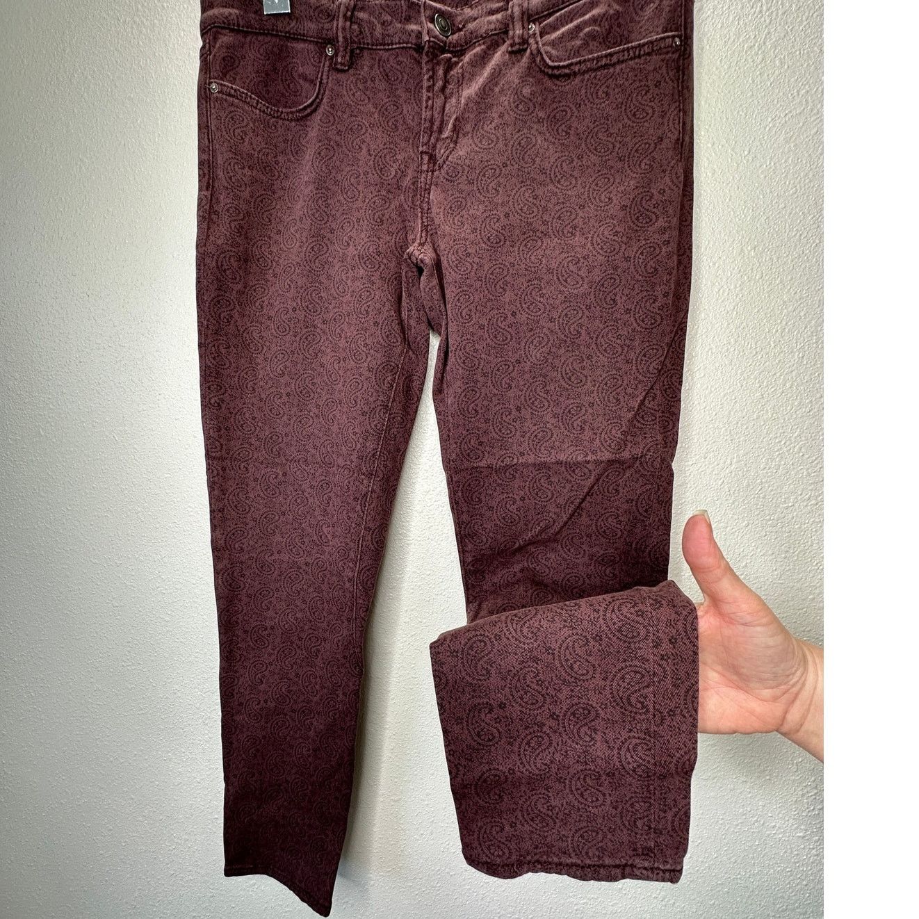 Allsaints AllSaints Spitalfields Jacks Place Paisley skinny Jeans 30 Size 30" / US 8 / IT 44 - 4 Thumbnail