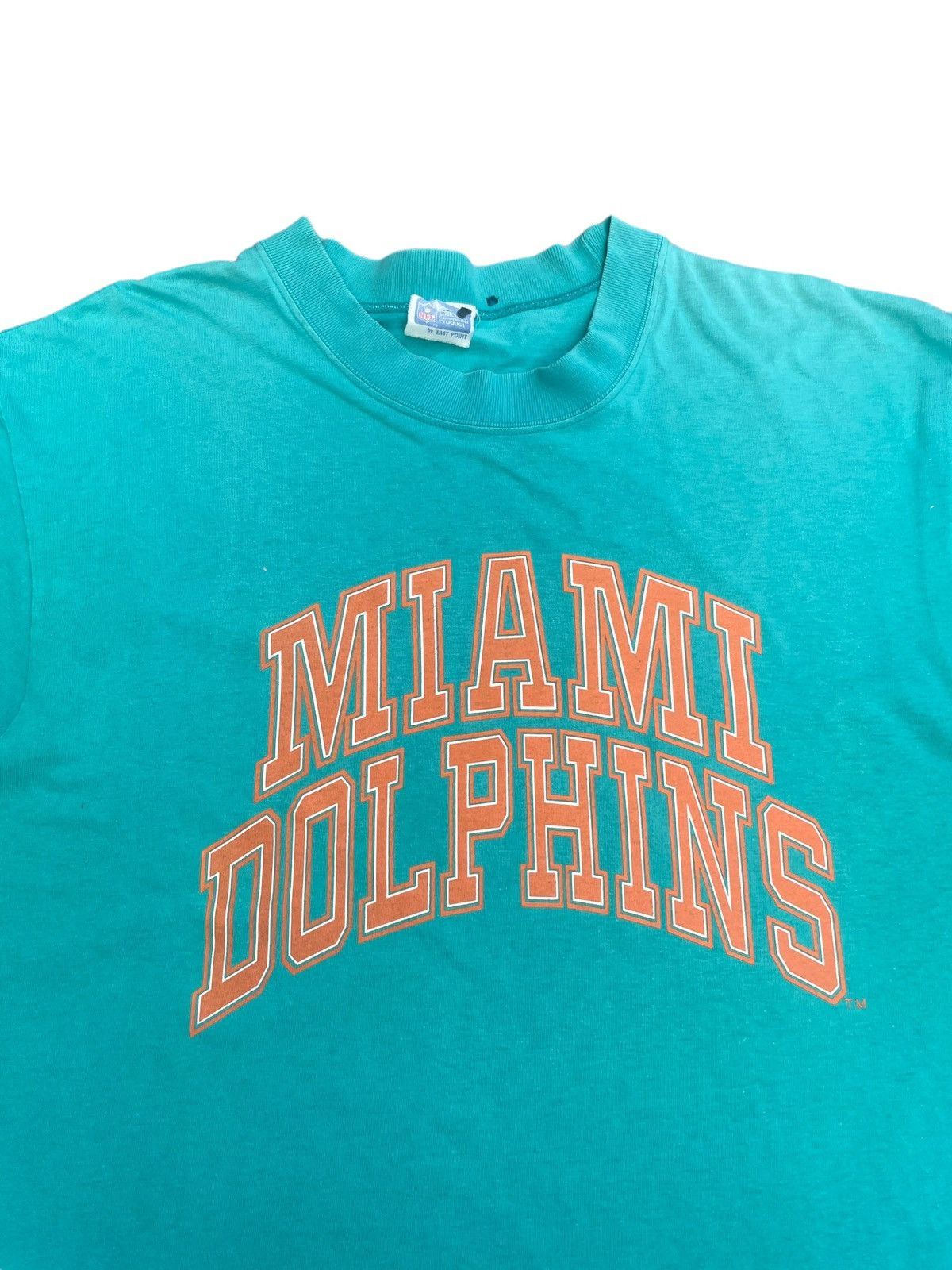 NFL × Vintage Vintage Miami Dolphin Tshirt Size US L / EU 52-54 / 3 - 3 Thumbnail