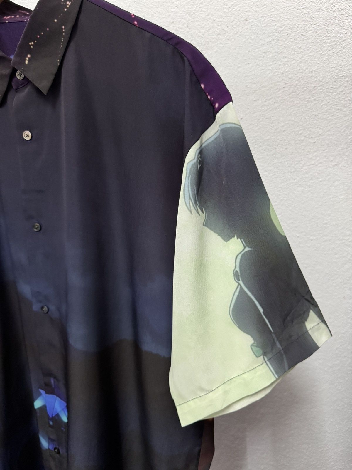 Anime × Japanese Brand Neon Genesis Evangelion full print button up shirt Size US L / EU 52-54 / 3 - 2 Thumbnail
