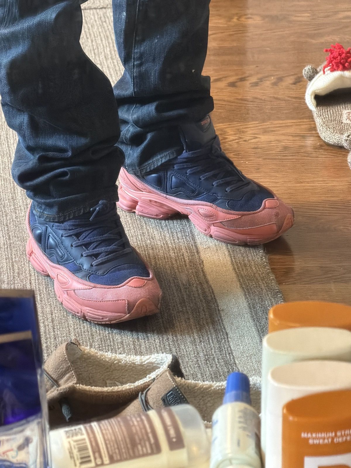 Adidas × Raf Simons Adidas by Raf Simons Ozweego Pink Blue F34268 Size US 8.5 / EU 41-42 - 7 Thumbnail