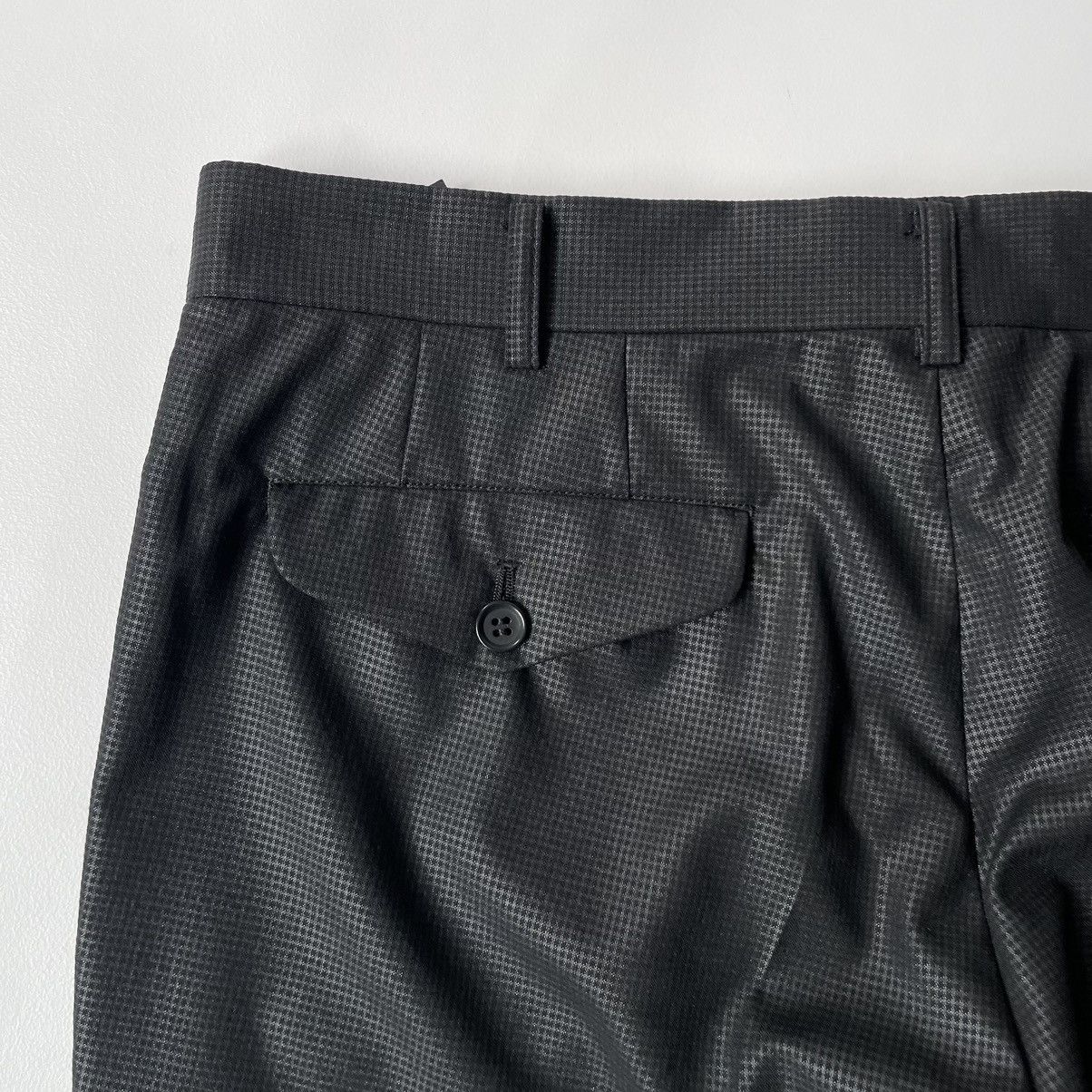 Comme des Garcons S/S 15 Black ‘Shimmer Grid Check’ Trousers Size US 34 / EU 50 - 12 Thumbnail