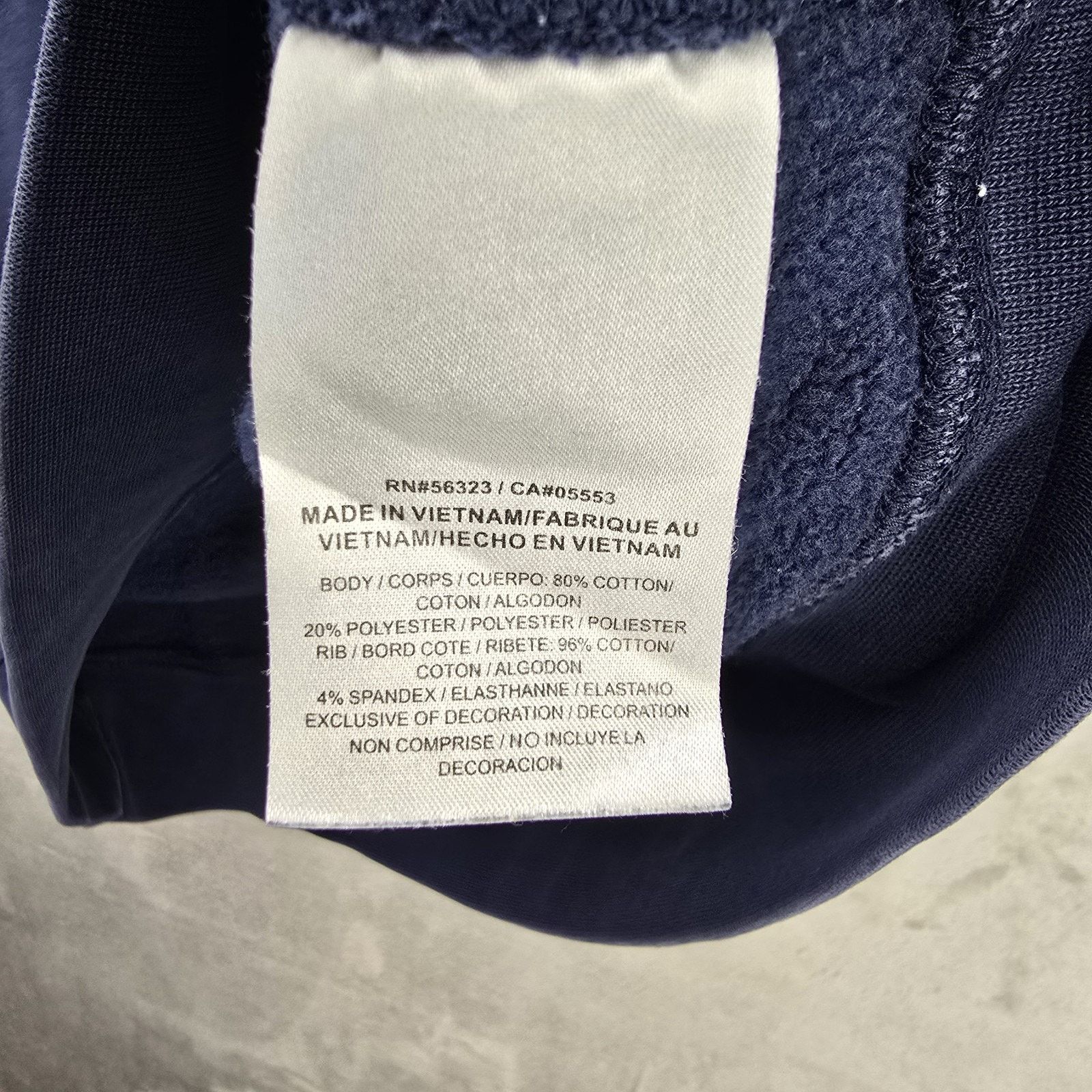 Nike Nike US Navy Football Sweatshirt Large Center Swoosh Y2K Vtg Size US L / EU 52-54 / 3 - 6 Thumbnail