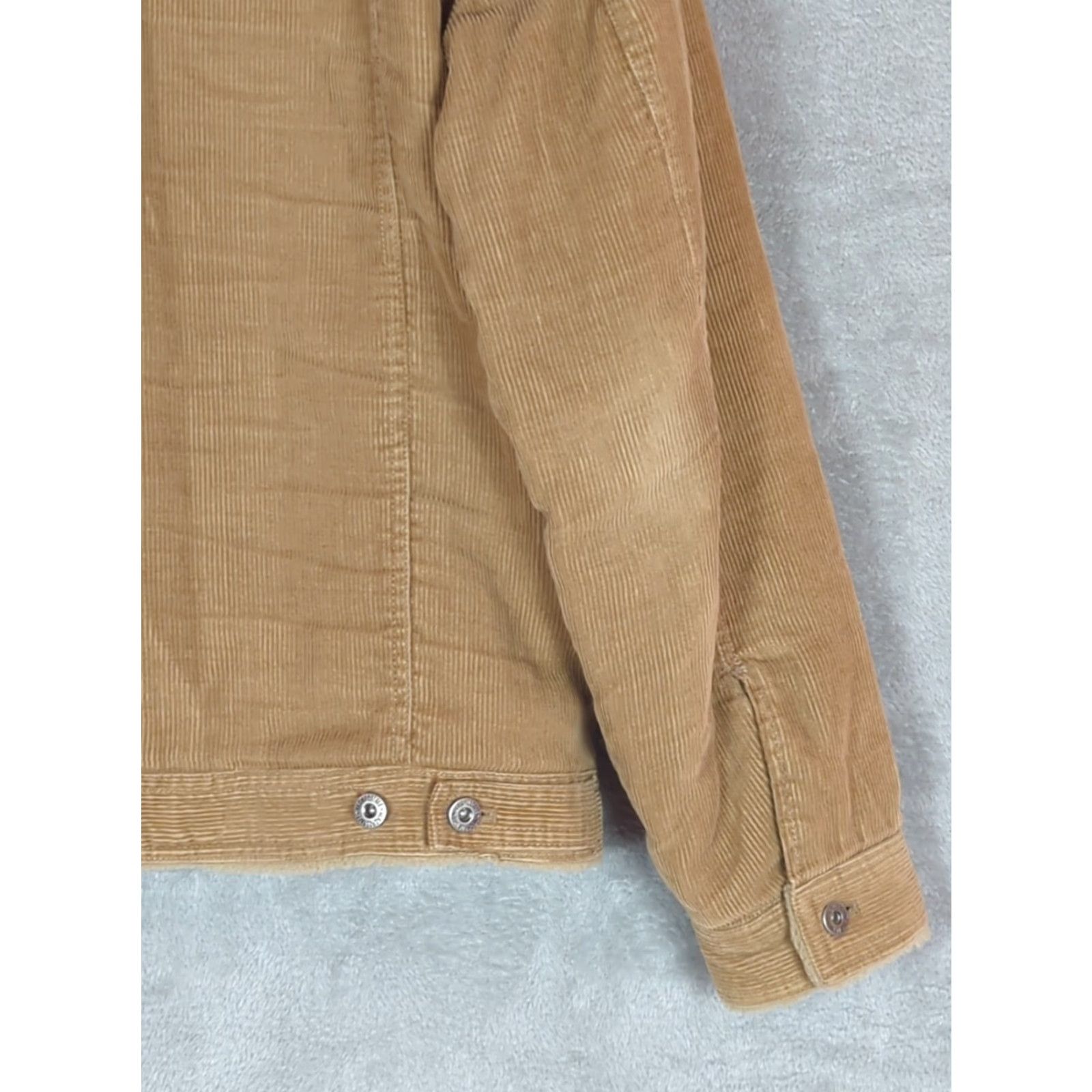 Vintage VINTAGE Aeropostale Jacket Mens L Brown Corduroy Sherpa Lined Trucker Jacket Size US L / EU 52-54 / 3 - 5 Thumbnail