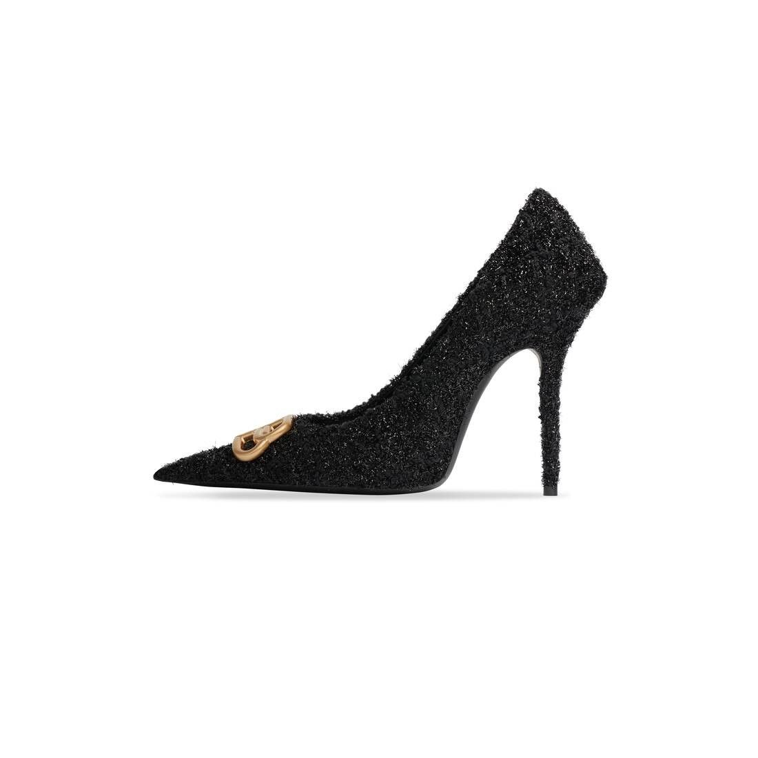 Balenciaga o1w1db10625 Square Knife BB 110mm Pumps in Black Size US 8 / IT 38 - 4 Thumbnail