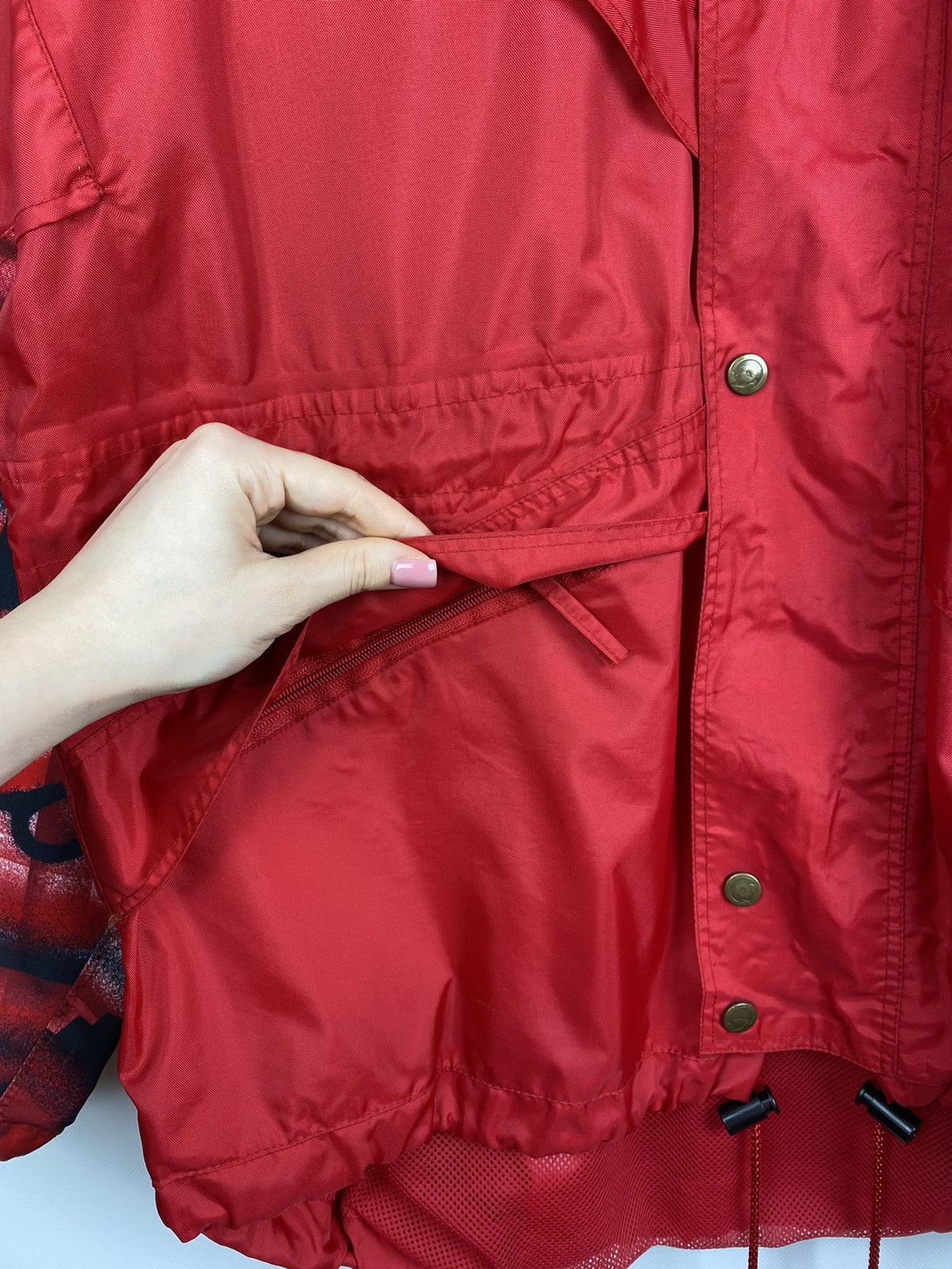 Fjallraven × Vintage Fjallraven vintage overprinted hooded windbreaker jacket Size US L / EU 52-54 / 3 - 11 Thumbnail