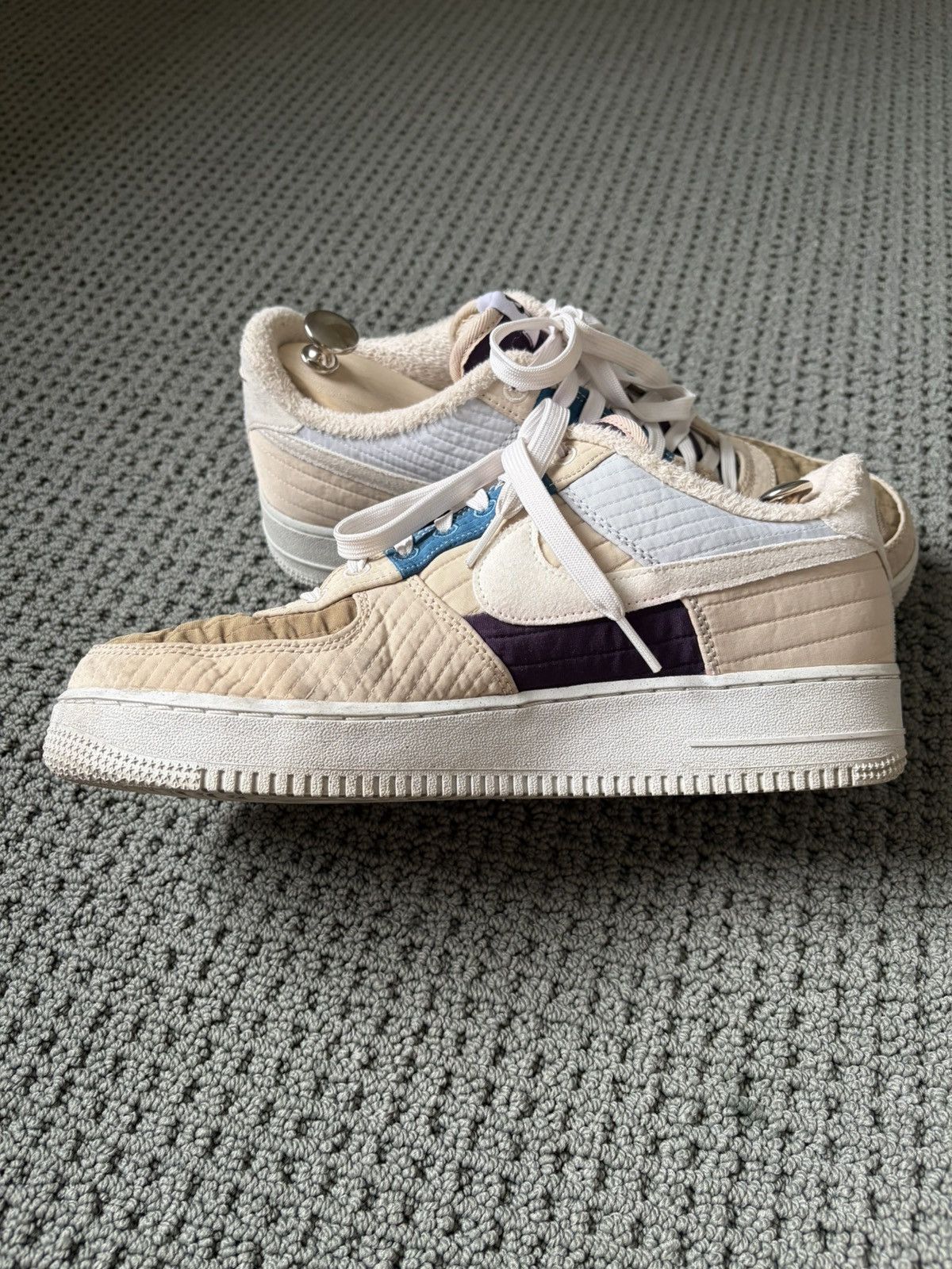 Nike Nike Air Force toasties multi beiges worn 1 week. Excellent Size US 10 / EU 43 - 3 Thumbnail