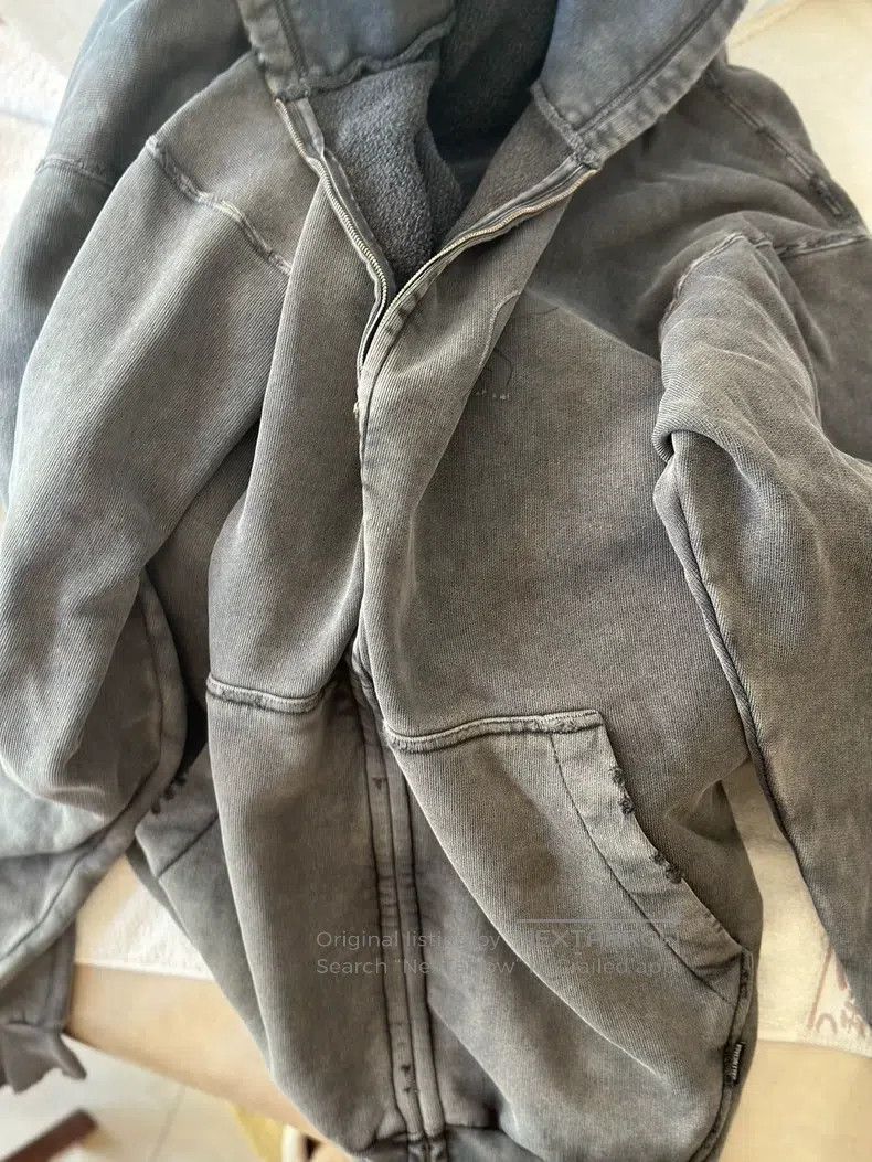 Balenciaga Balenciaga Eco-Friendly Destroyed Hoodie Size US M / EU 48-50 / 2 - 7 Thumbnail