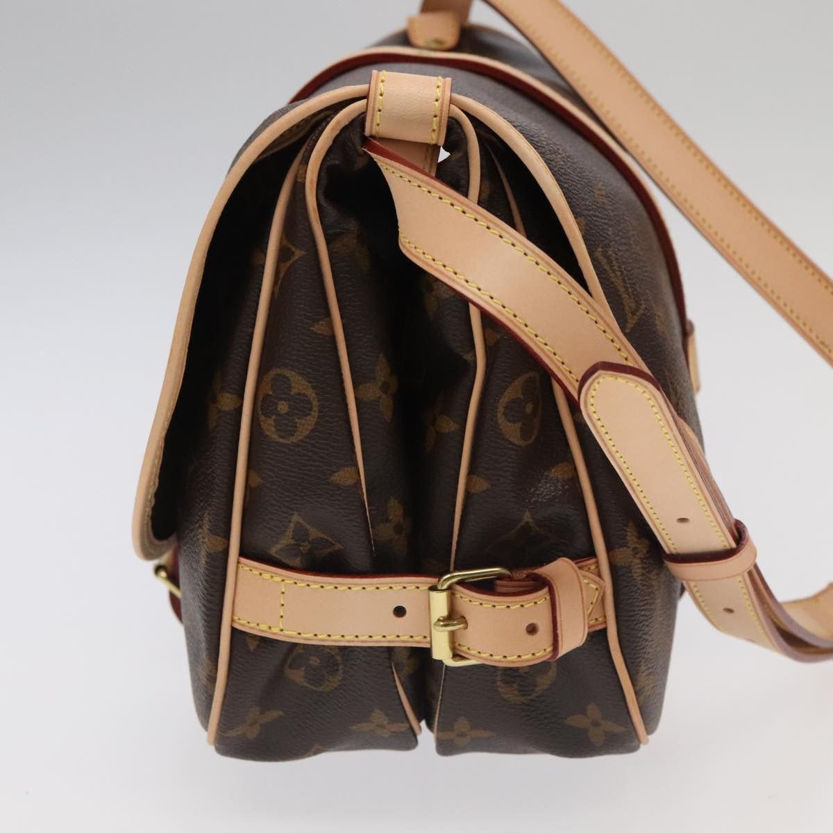 Louis Vuitton LOUIS VUITTON Monogram Saumur 30 Shoulder Bag M42256 Size ONE SIZE - 4 Thumbnail