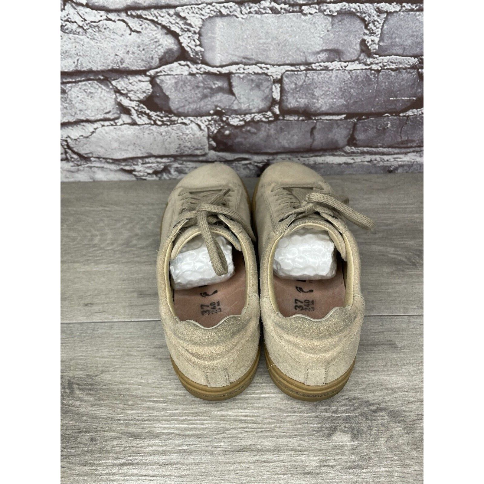 Birkenstock Birkenstock Bend Beige Suede Low Lace Up Sneakers Shoes Wome Size US 6.5 / IT 36.5 - 20 Thumbnail