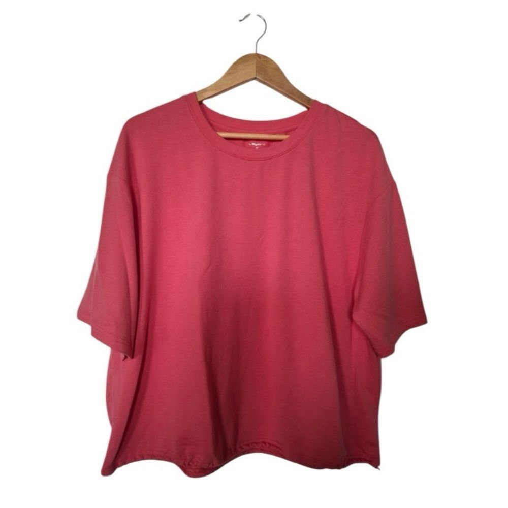 Layer 8 Layer 8 Coral Pink Performance Tee – Size L Size L / US 10 / IT 46 - 1 Thumbnail