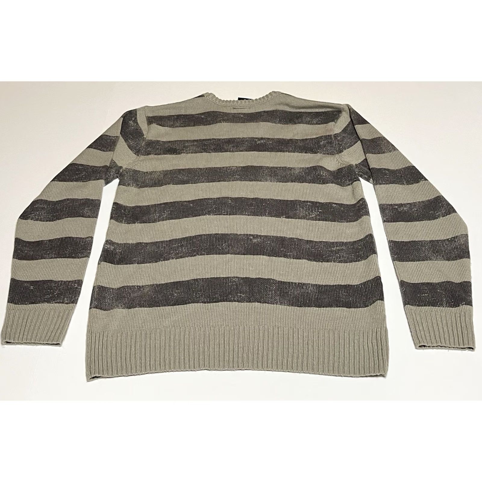 Vintage Harry Potter Azkaban Prisoner Sweater Grey Striped Size MEDIUM Womens Pullover Crew Neck Long Sleeve Knit Acrylic Size M / US 6-8 / IT 42-44 - 3 Thumbnail