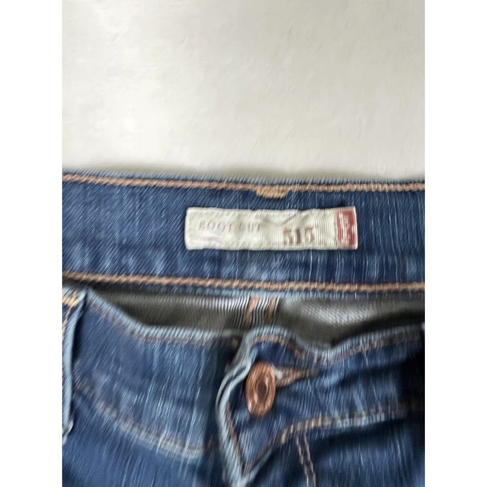 Levi's Levi's 515 Bootcut Jeans Women's 8 Blue Medium Wash Mid Rise Denim Altered Size 30" / US 8 / IT 44 - 6 Thumbnail