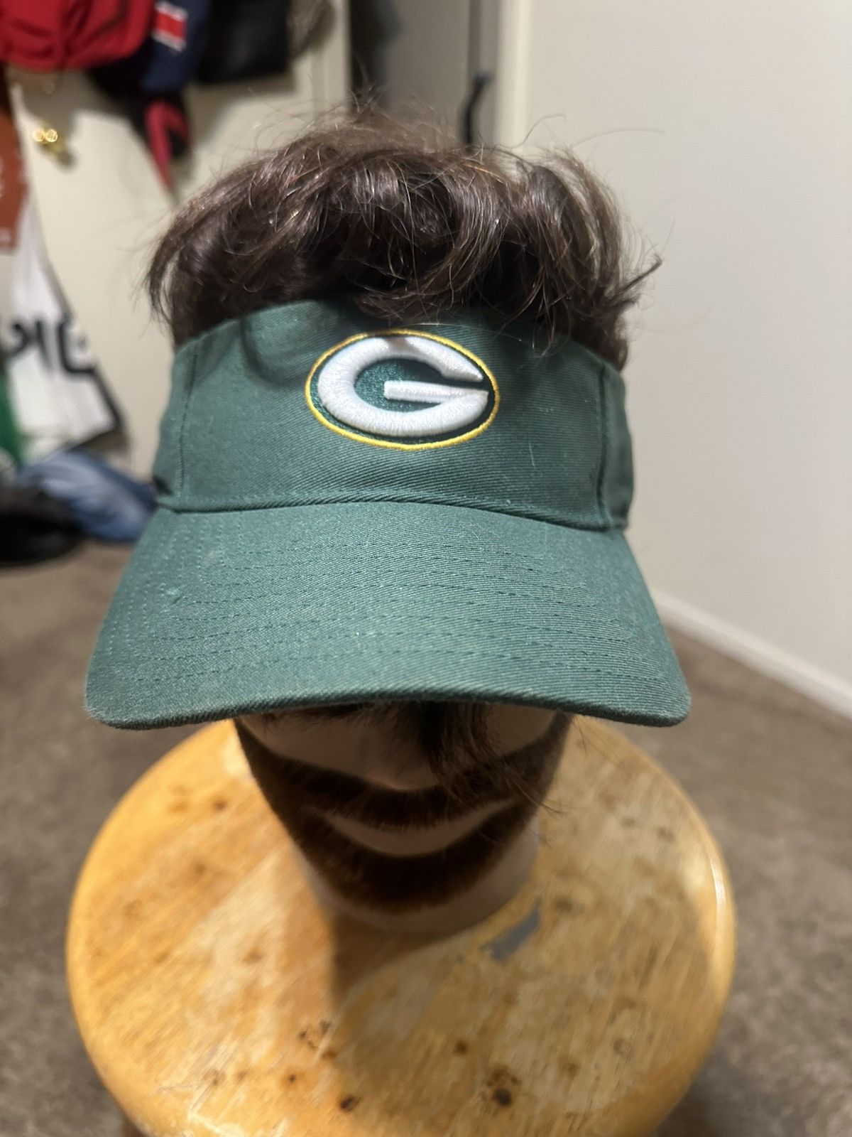 NFL Vintage NFL Green Bay Packers “triple green” sun visor 90s Size ONE SIZE - 2 Thumbnail
