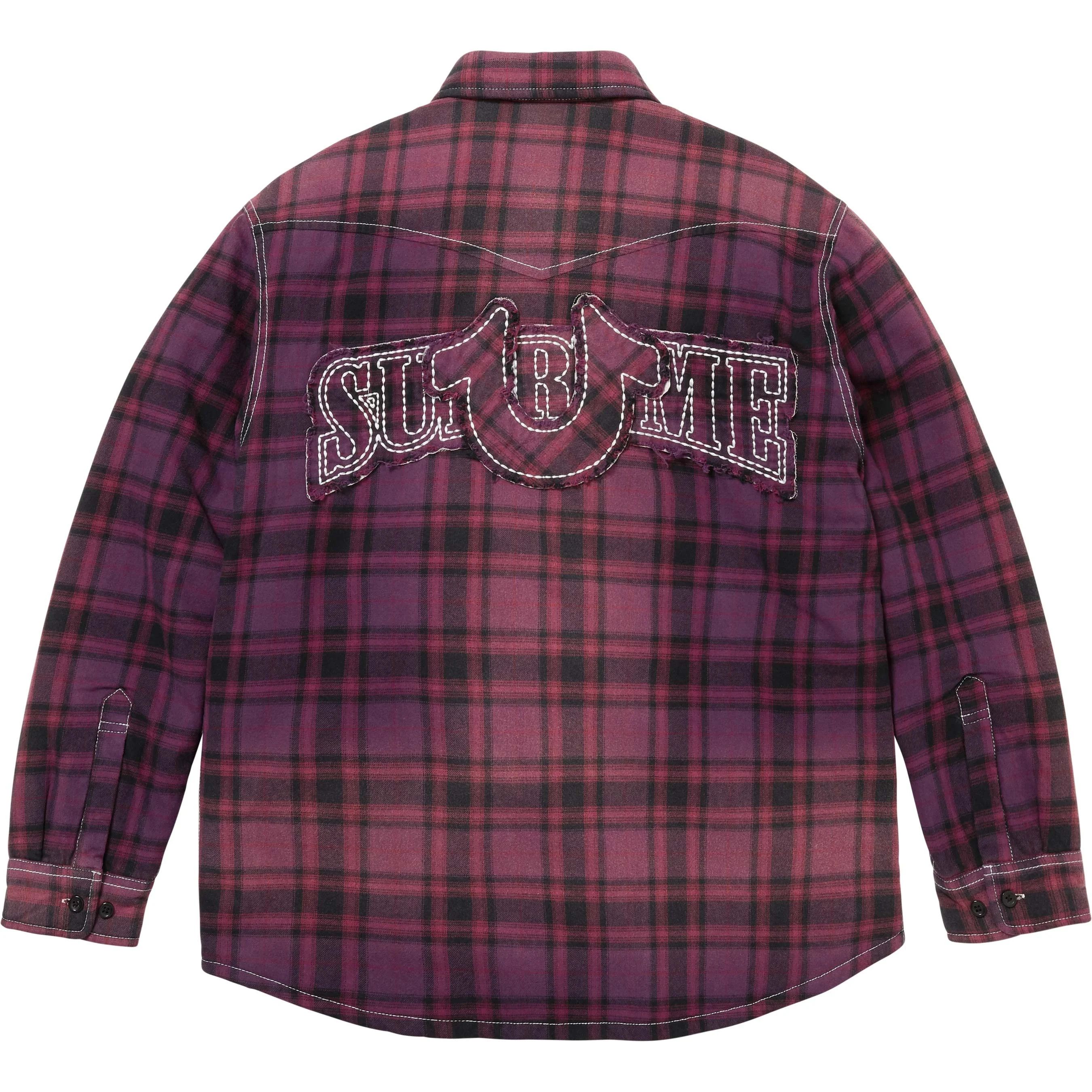Supreme × True Religion Supreme True Religion Quilted Lined Plaid Flannel Shirt Size US L / EU 52-54 / 3 - 3 Thumbnail