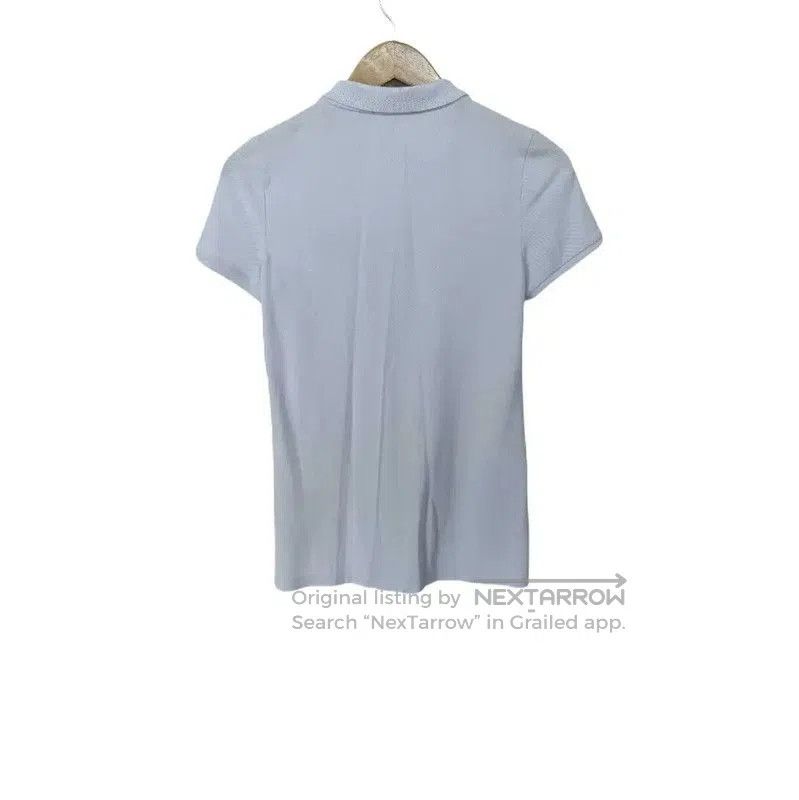 Burberry Burberry Light Blue Cotton Women's T-Shirt. Size S / US 4 / IT 40 - 2 Thumbnail