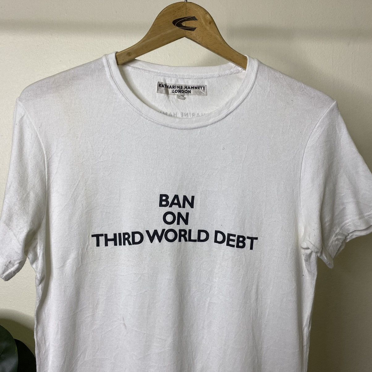 Katharine Hamnett London Katherine Hamnett London Ban On Third World Debt Tee Size US XS / EU 42 / 0 - 2 Thumbnail