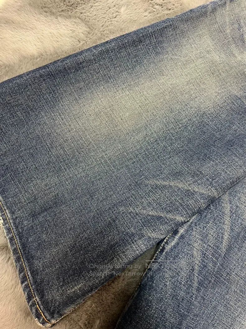 Celine Celine Washed Blue Straight Leg Wide Leg Flare 5-inch Jean Size US 26 / EU 42 - 6 Thumbnail