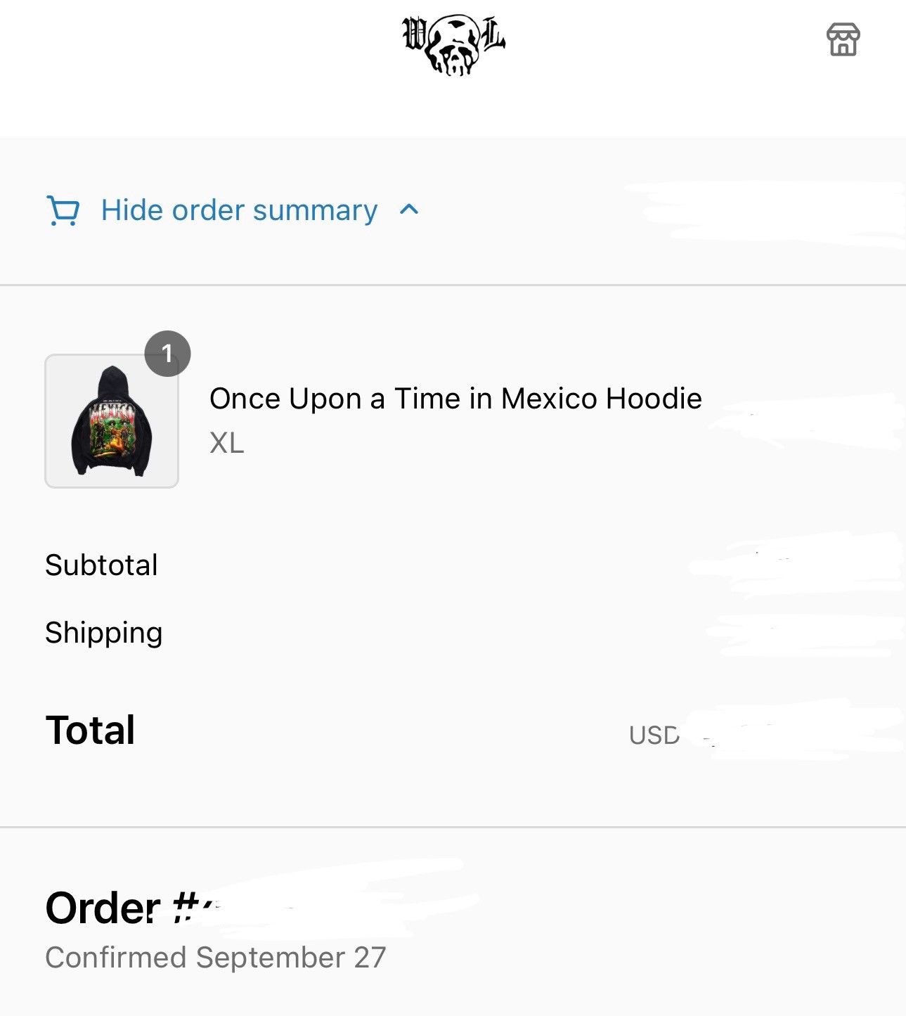 Warren Lotas Warren Lotas ONCE UPON A TIME IN MEXICO HOODIE Size XL Size US XL / EU 56 / 4 - 7 Thumbnail