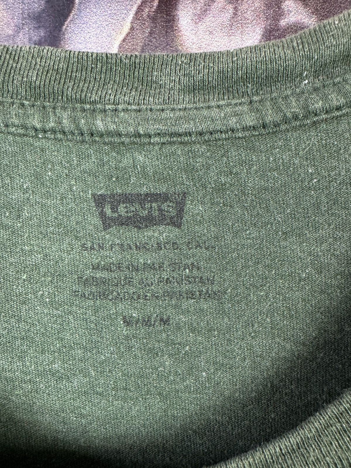 Levi's Men’s Levi’s T-Shirt Green Streetwear Size M Size US M / EU 48-50 / 2 - 7 Thumbnail