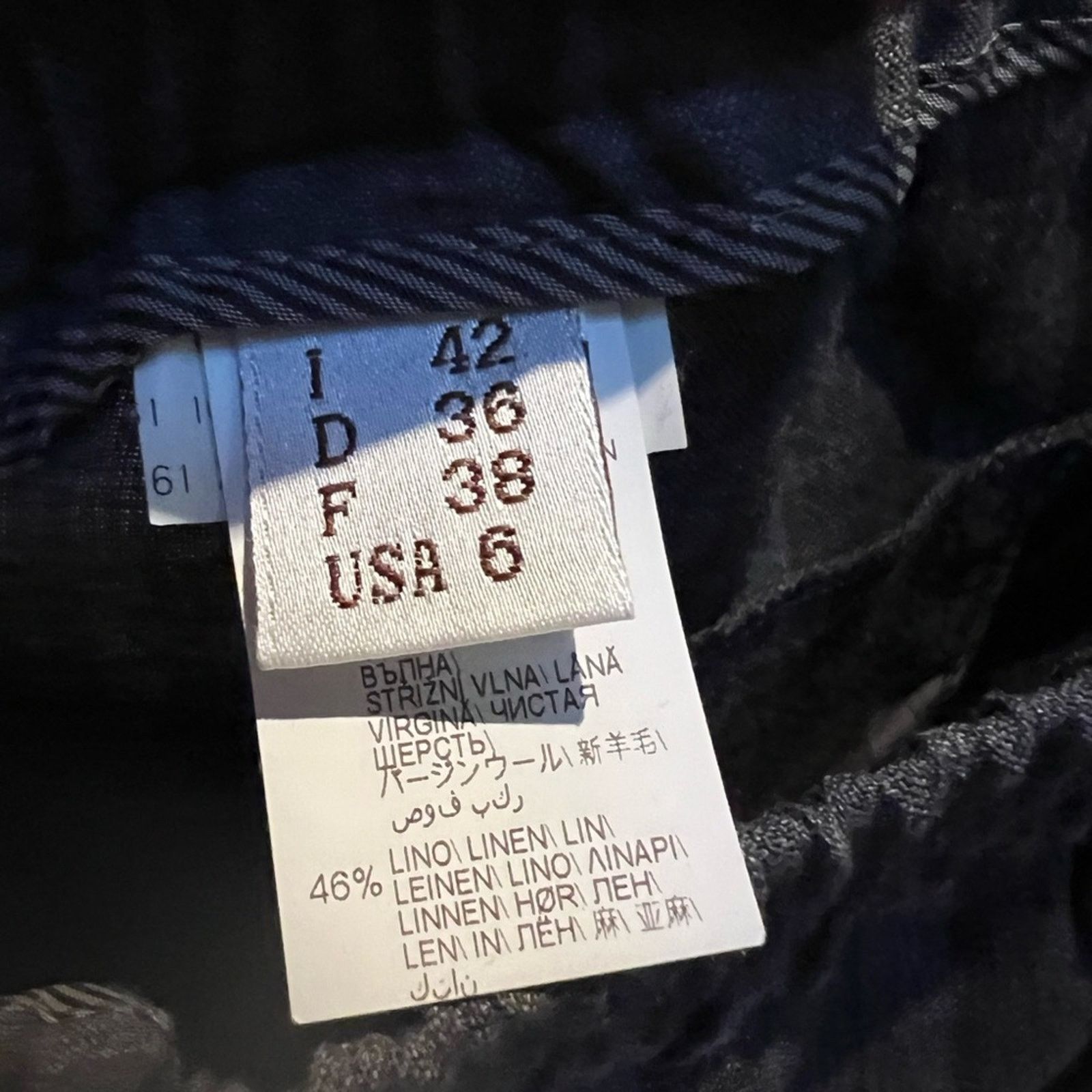 Brunello Cucinelli Brunello Cucinelli wool pullon grey striped trousers 6 Italy Size 28" / US 6 / IT 42 - 5 Thumbnail
