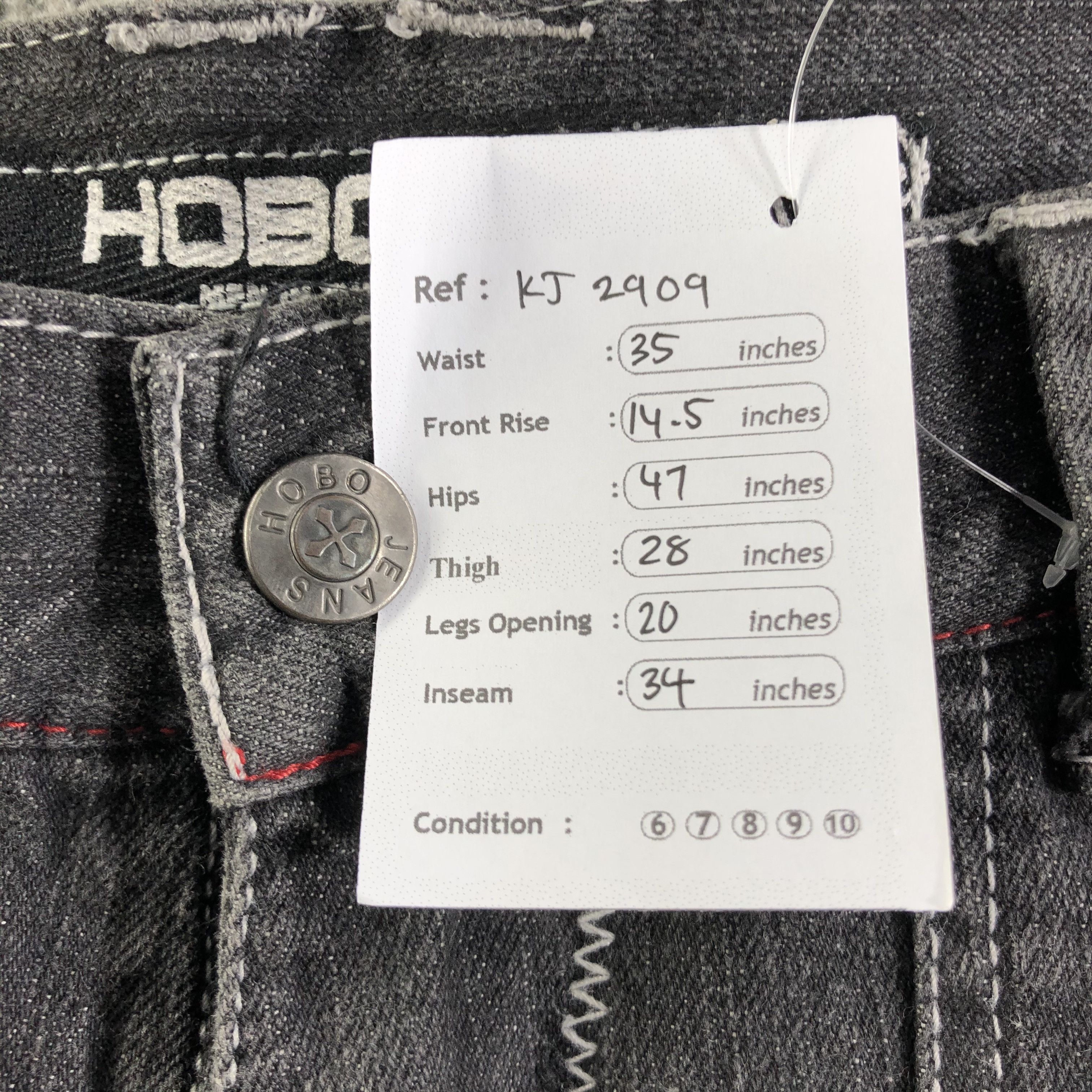 Hobo Hobo Cargo Jeans Baggy Denim KJ2909 Size US 34 / EU 50 - 12 Thumbnail