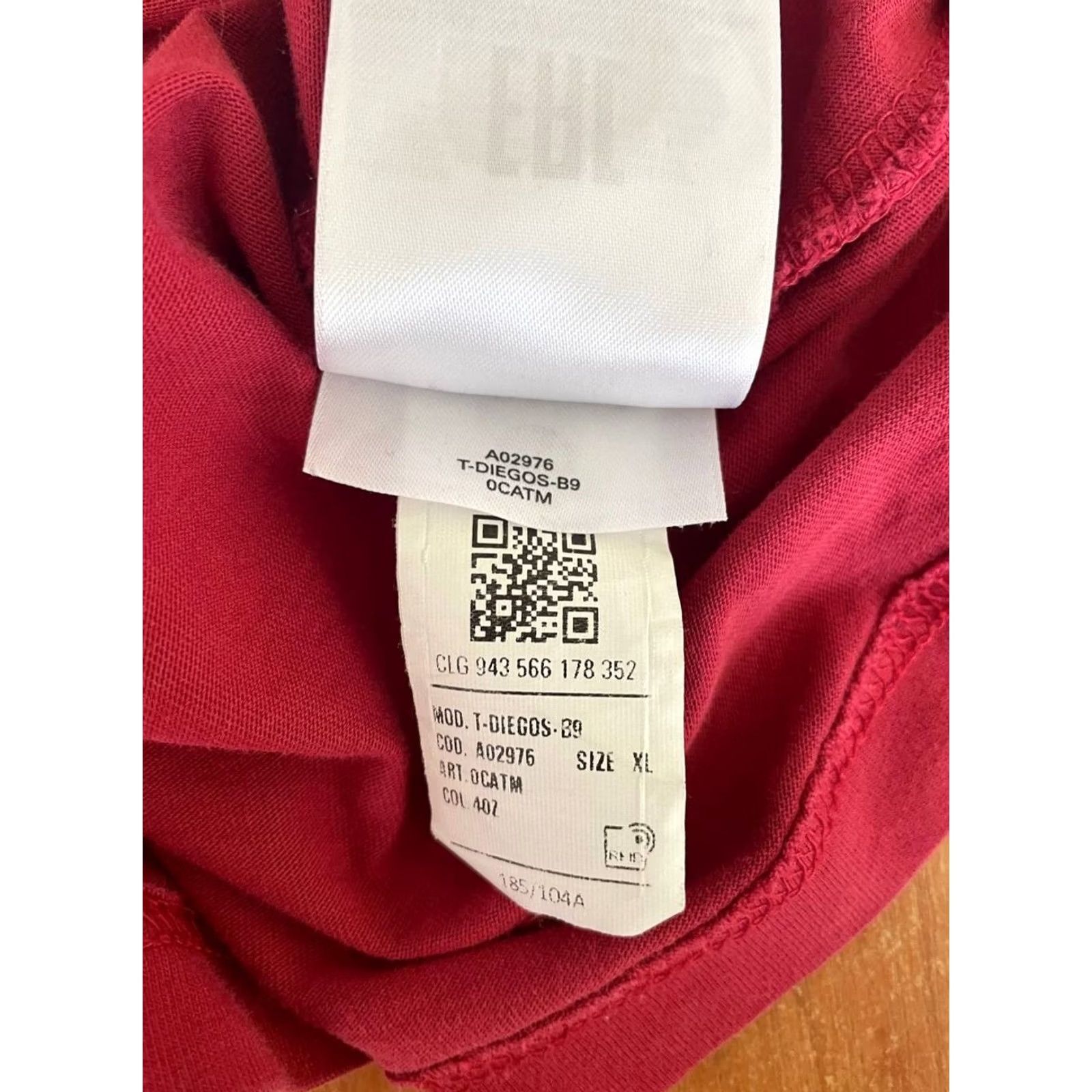 Diesel Diesel Shirt Mens XL Red Playera Hombre Size Cotton Crew Neck Short Sleeve Size US XL / EU 56 / 4 - 7 Thumbnail