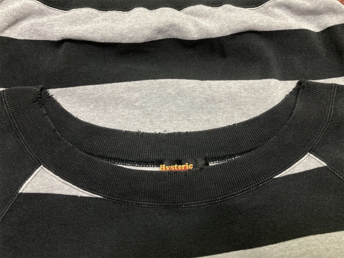 Hysteric Glamour Vintage Hysteric Glamour Wide-Neck Stripes Sweatshirt Size M / US 6-8 / IT 42-44 - 6 Thumbnail