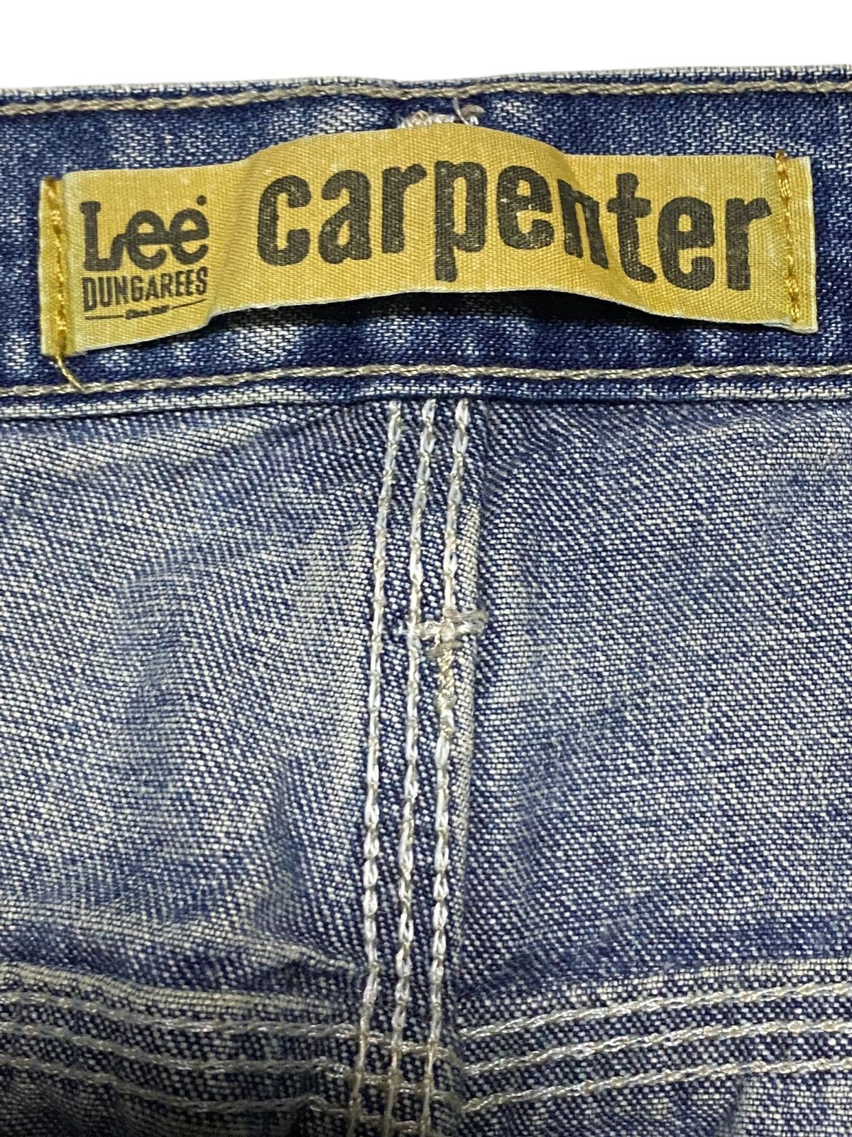 Lee Vintage Lee Carpenter Light Wash Distressed Loose Pants Size US 35 - 11 Thumbnail