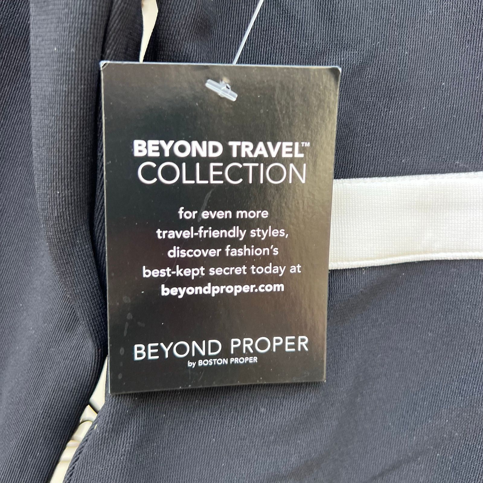 Boston Proper Boston Proper Beyond Travel Color Block Black White Jacket S Size S / US 4 / IT 40 - 5 Thumbnail