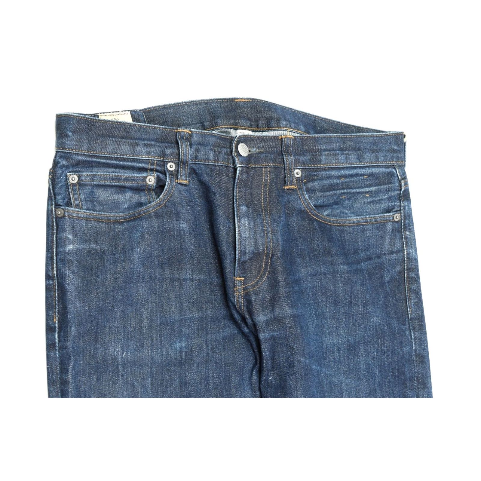 J.Crew J.CREW 484 Slim Fit Jeans Mens 32x32 Blue Indigo Riverton Wash Denim Size US 32 / EU 48 - 2 Thumbnail