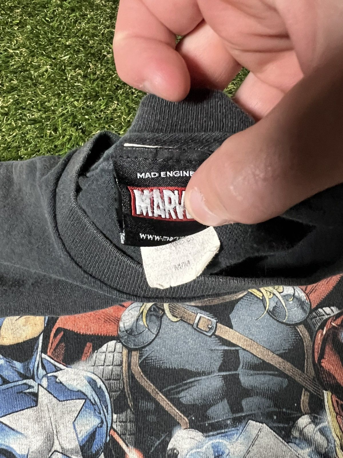 Marvel Comics Vintage Y2k Faded Marvel Superhero Spider Man Avengers Tee Size US M / EU 48-50 / 2 - 3 Thumbnail