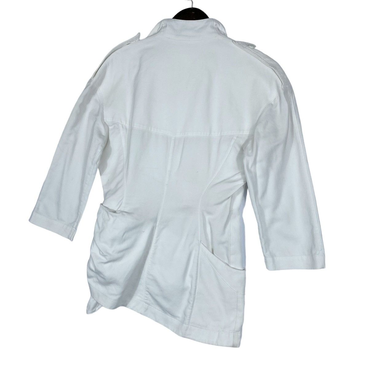 Mugler × Thierry Mugler × Vintage Vintage Thierry Mugler Asymmetrical Wrap Blouse Size S / US 4 / IT 40 - 6 Thumbnail