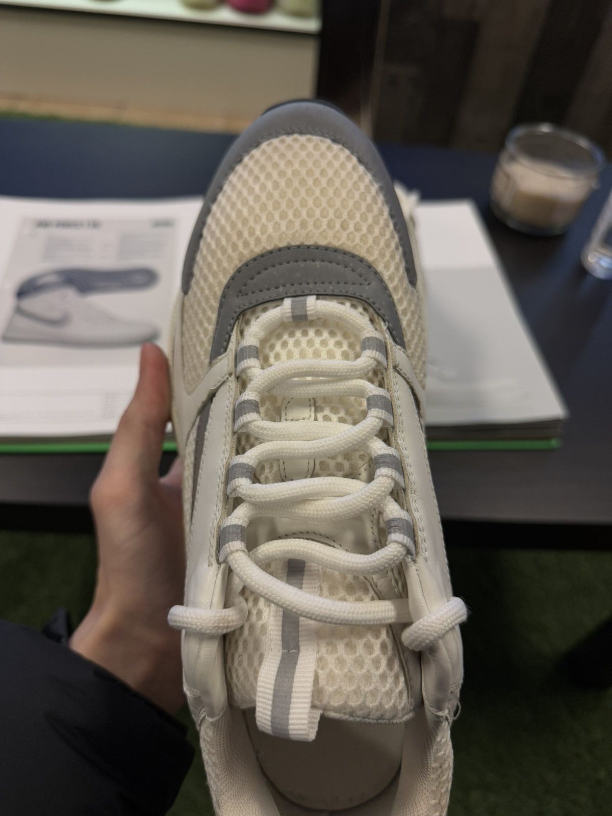 Dior Dior B22 White Low Top Sneakers 43EU/10US Worn Size US 10 / EU 43 - 11 Thumbnail
