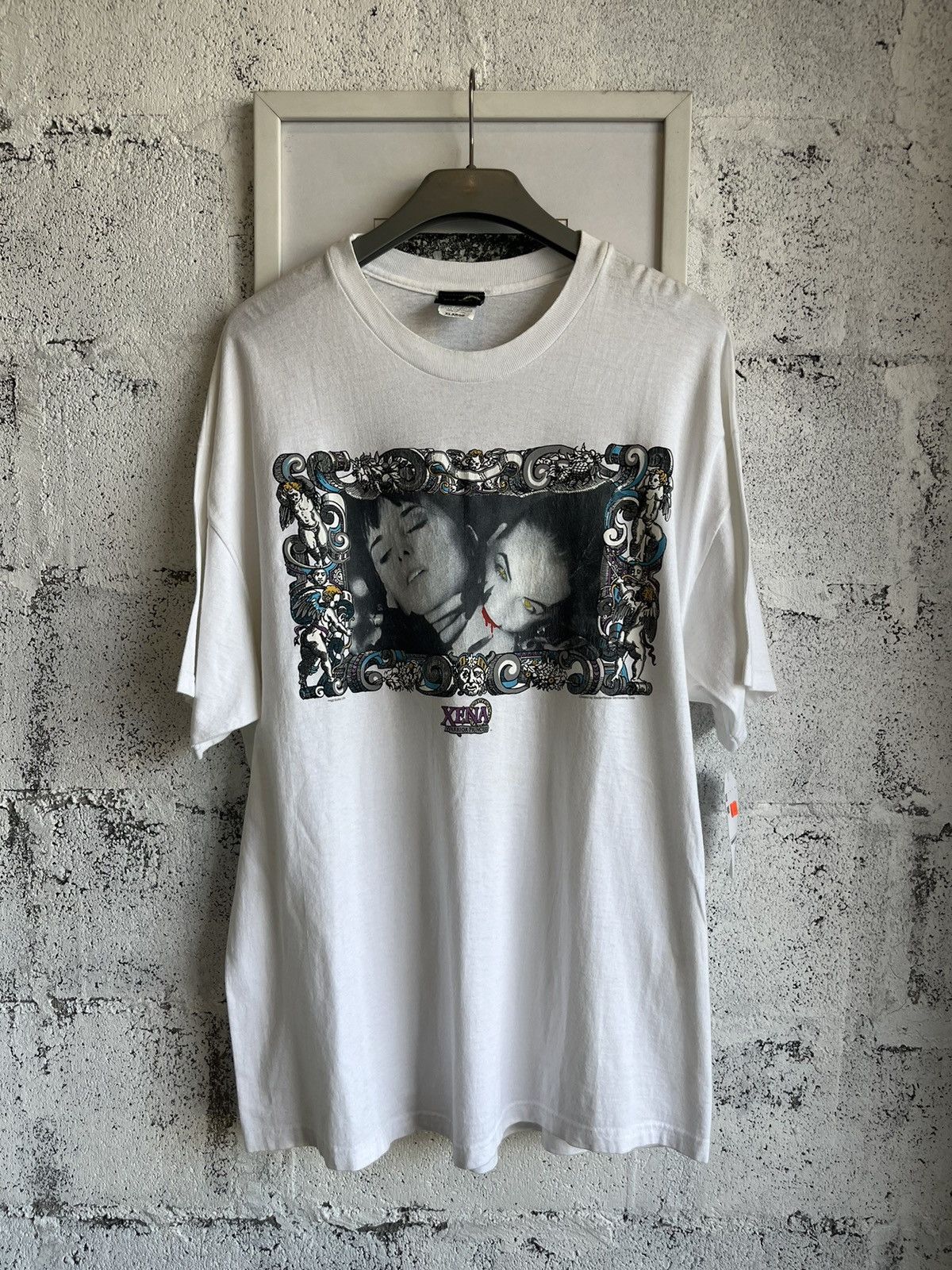 Vintage Vintage XENA WARRIORS PRINCESS 90’s Movie Film Tshirt Size US XL / EU 56 / 4 - 2 Thumbnail