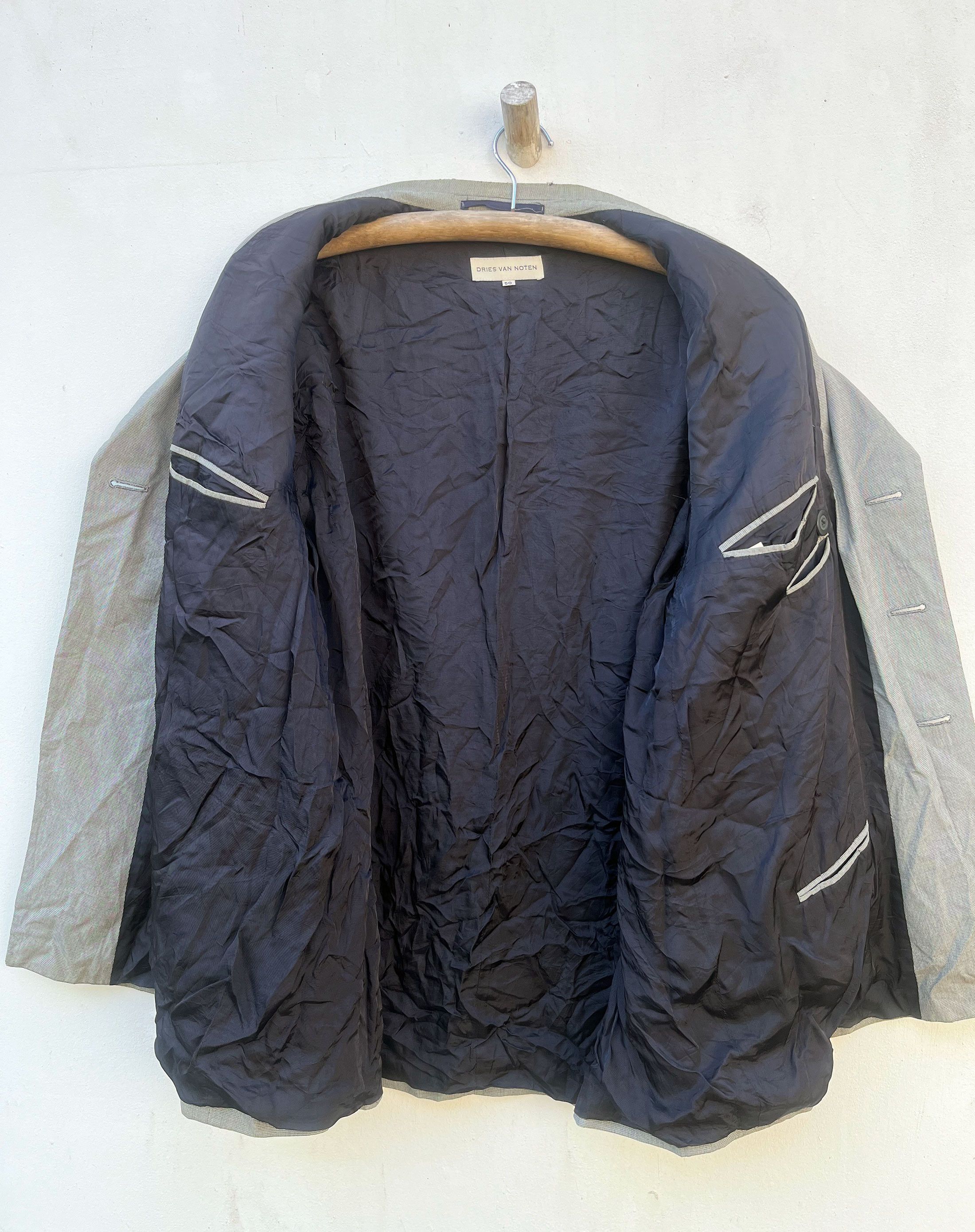 Dries Van Noten Dries Van Noten 3 Button Blazer Suit Size 50R - 8 Thumbnail