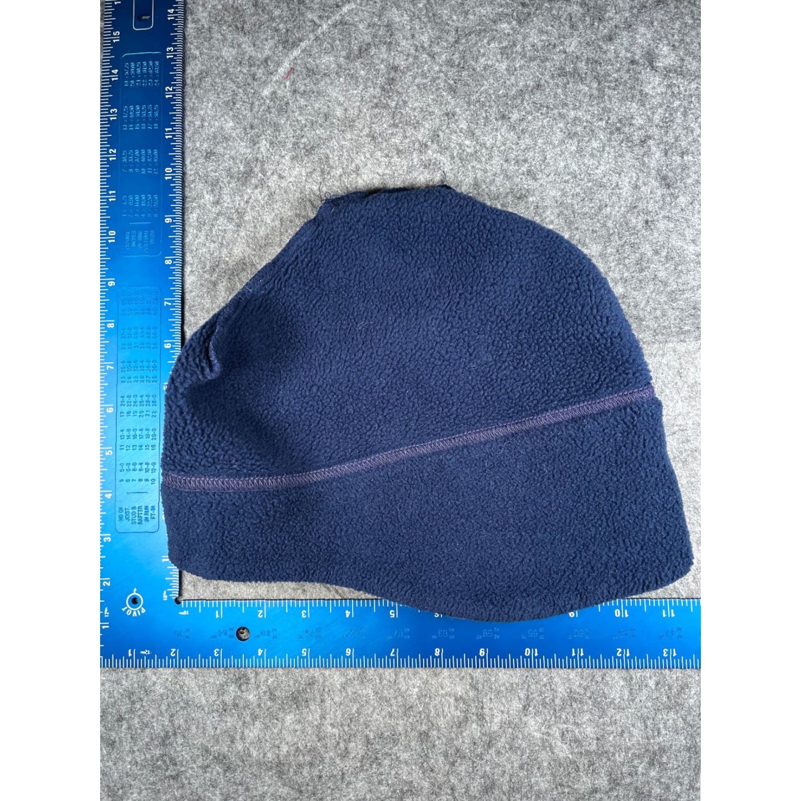 Vintage Solstice Beanie Hat Adult One Size Blue 100% Polyester Fleece Knit Beanie Unisex Adults Winter Fall Spring Outdoor Ski Mens Womens Size ONE SIZE - 5 Thumbnail