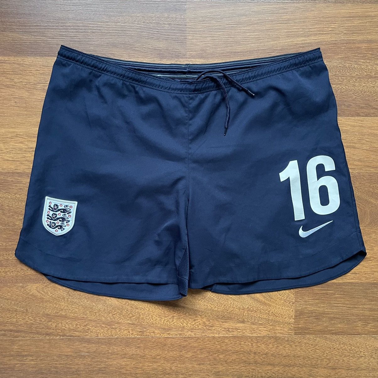 Nike × Vintage ENGLAND NIKE 2013 WOMEN’S EURO FOOTBALL HOME SHORTS Size 27" / US 4 / IT 40 - 1 Thumbnail