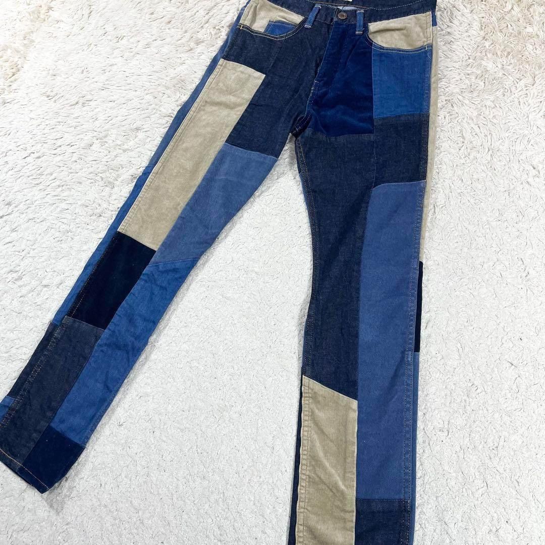 Kapital Corduroy Patchwork Pants Size US 28 / EU 44 - 2 Thumbnail