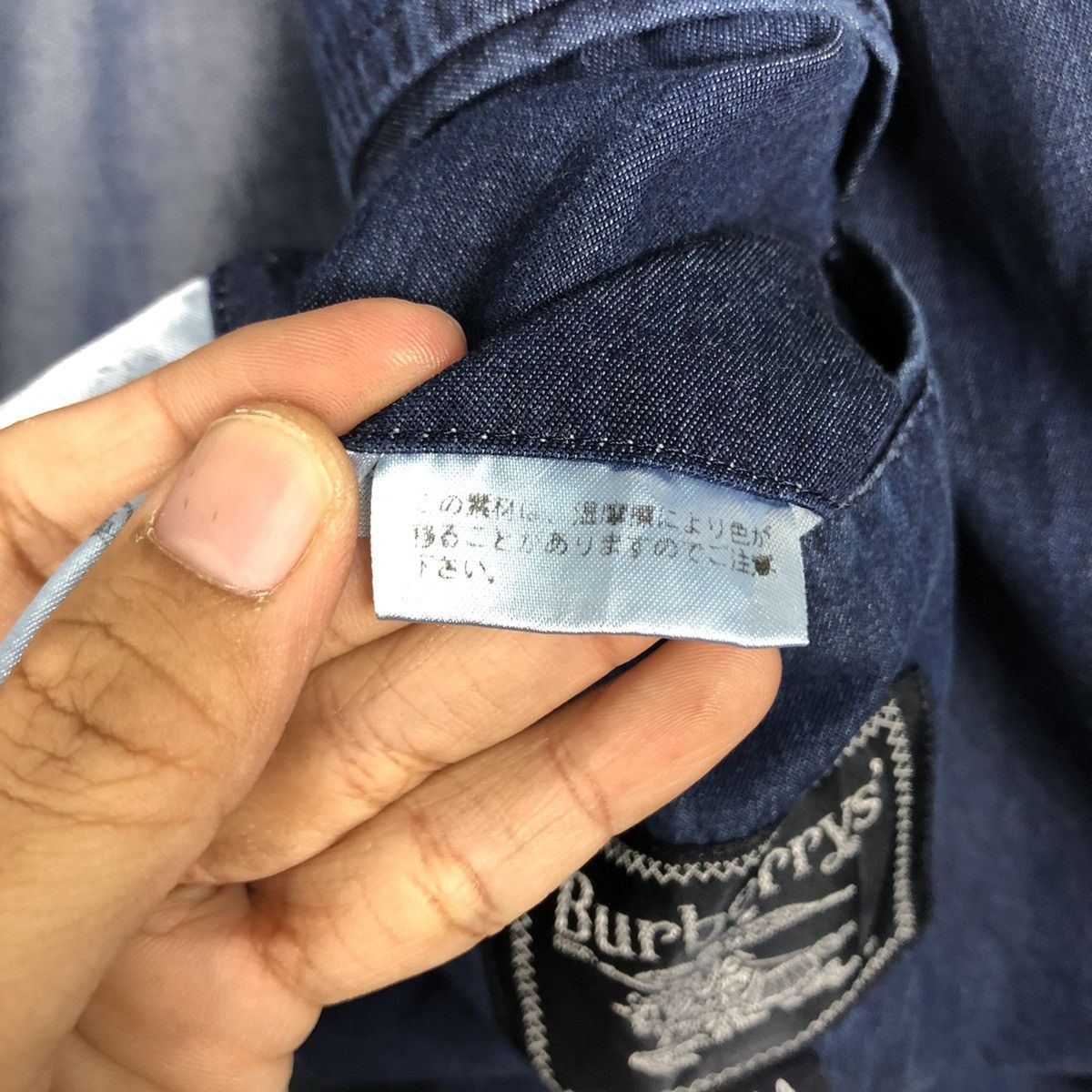 Burberry 📌Vintage Chore Jacket Denim Blue Burberrys Double Breast Size US M / EU 48-50 / 2 - 23 Thumbnail