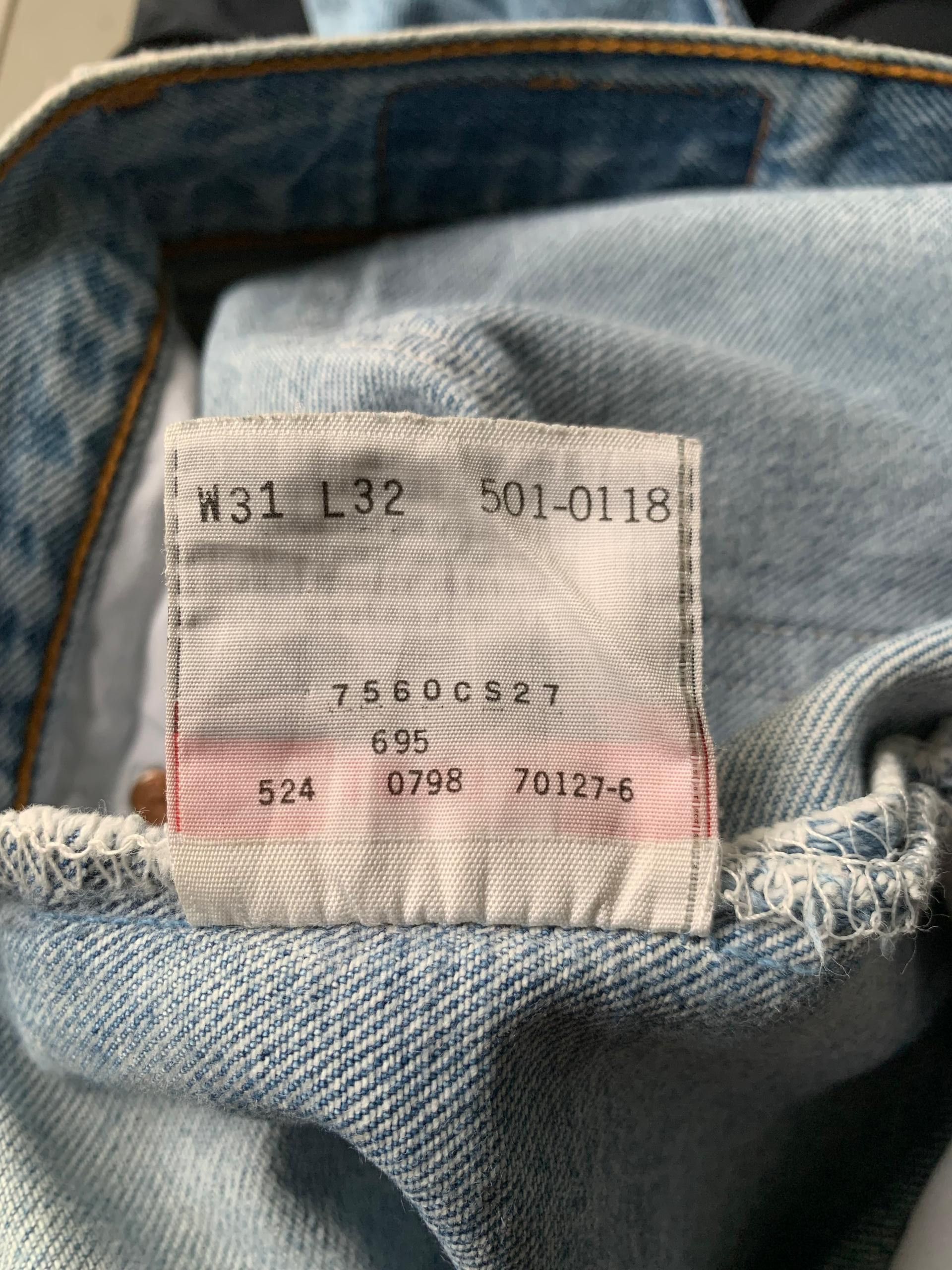 Levi's × Levi's Vintage Clothing Vintage Levi's 501 Made In Usa Jeans Pants Size US 32 / EU 48 - 10 Thumbnail